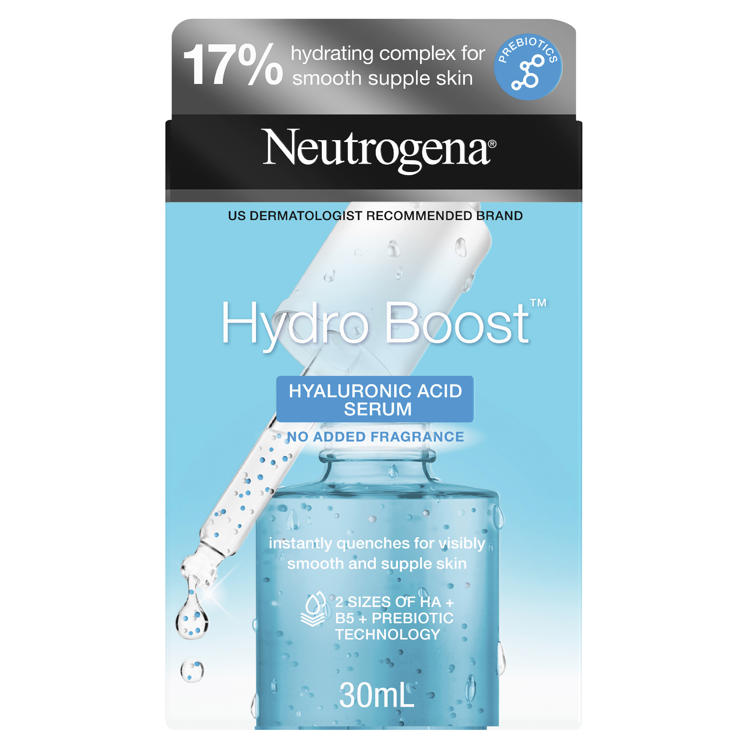 NEUTROGENA HYDRO BOOST HYALURONIC ACID SERUM 30ML - Image 2