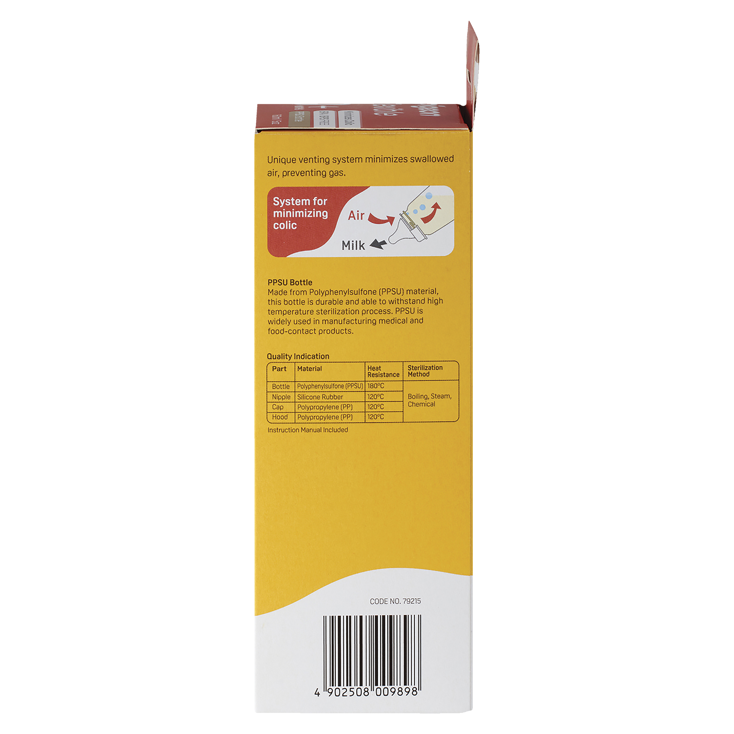 PIGEON BOTTLE SLIM NECK PERISTALTIC 160ML - Image 6