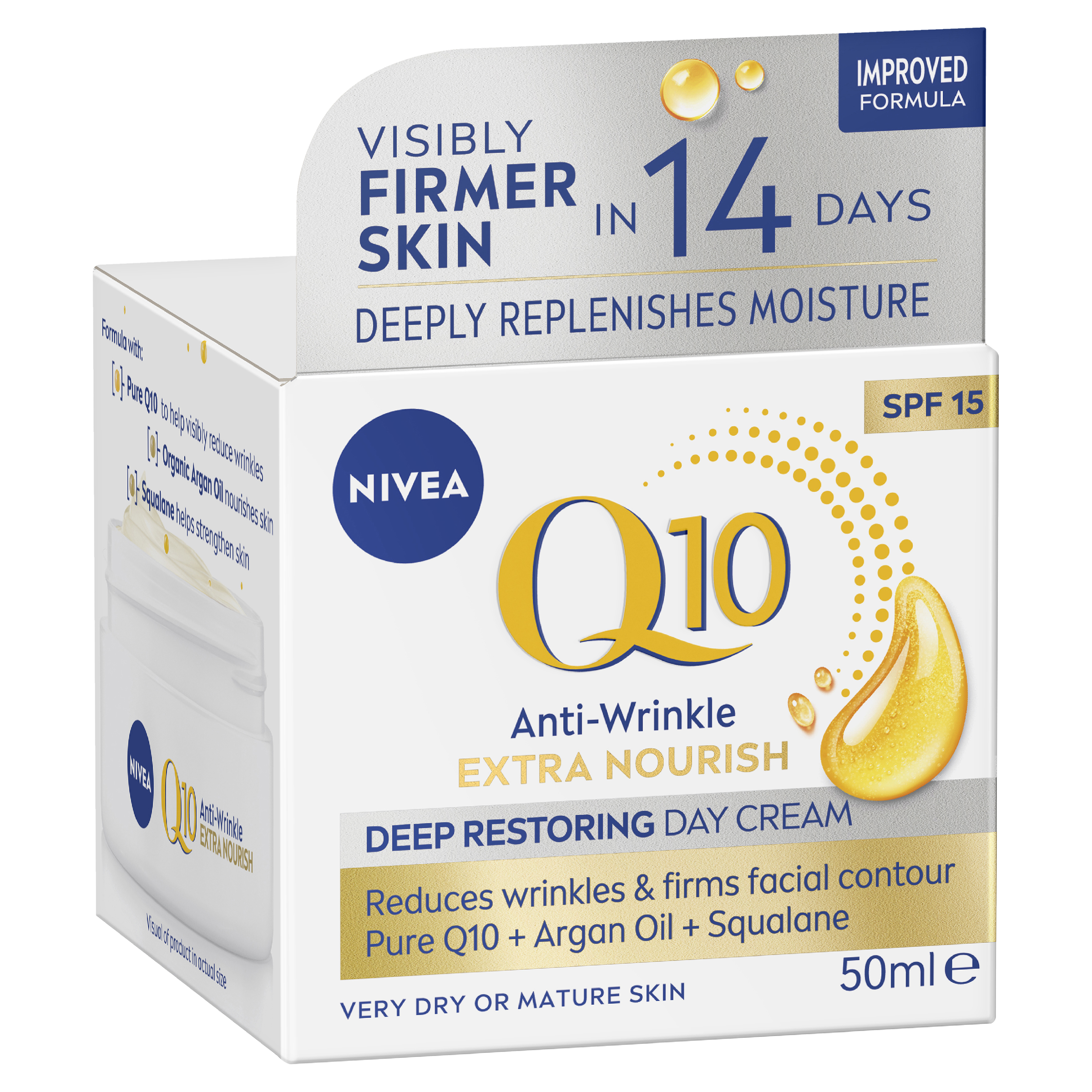 NIVEA Q10 POWER MATURE DAY CREAM 50ML - Image 11