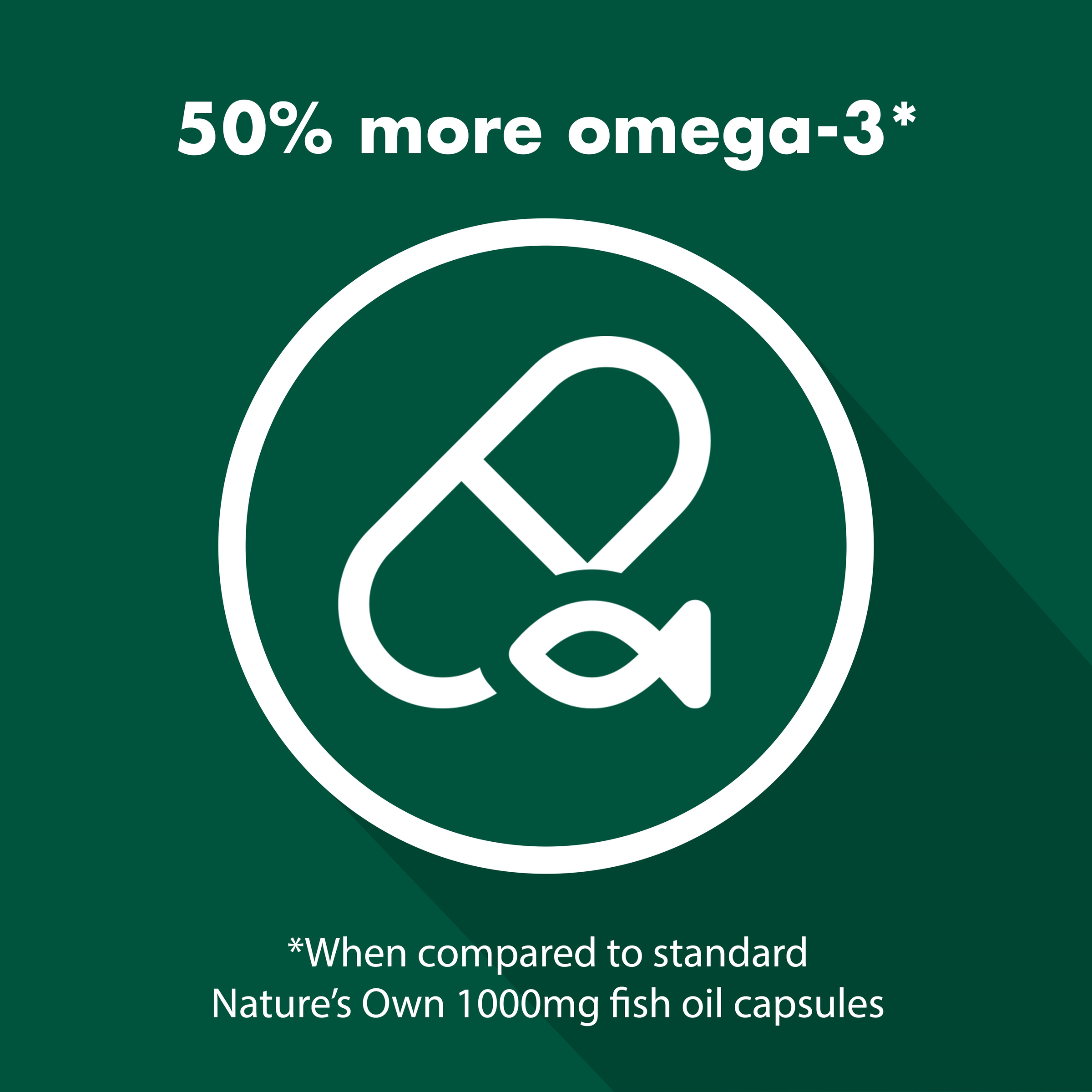 NATURES OWN ODOURLESS FISH OIL 1500MG 200 CAPSULES - Image 6