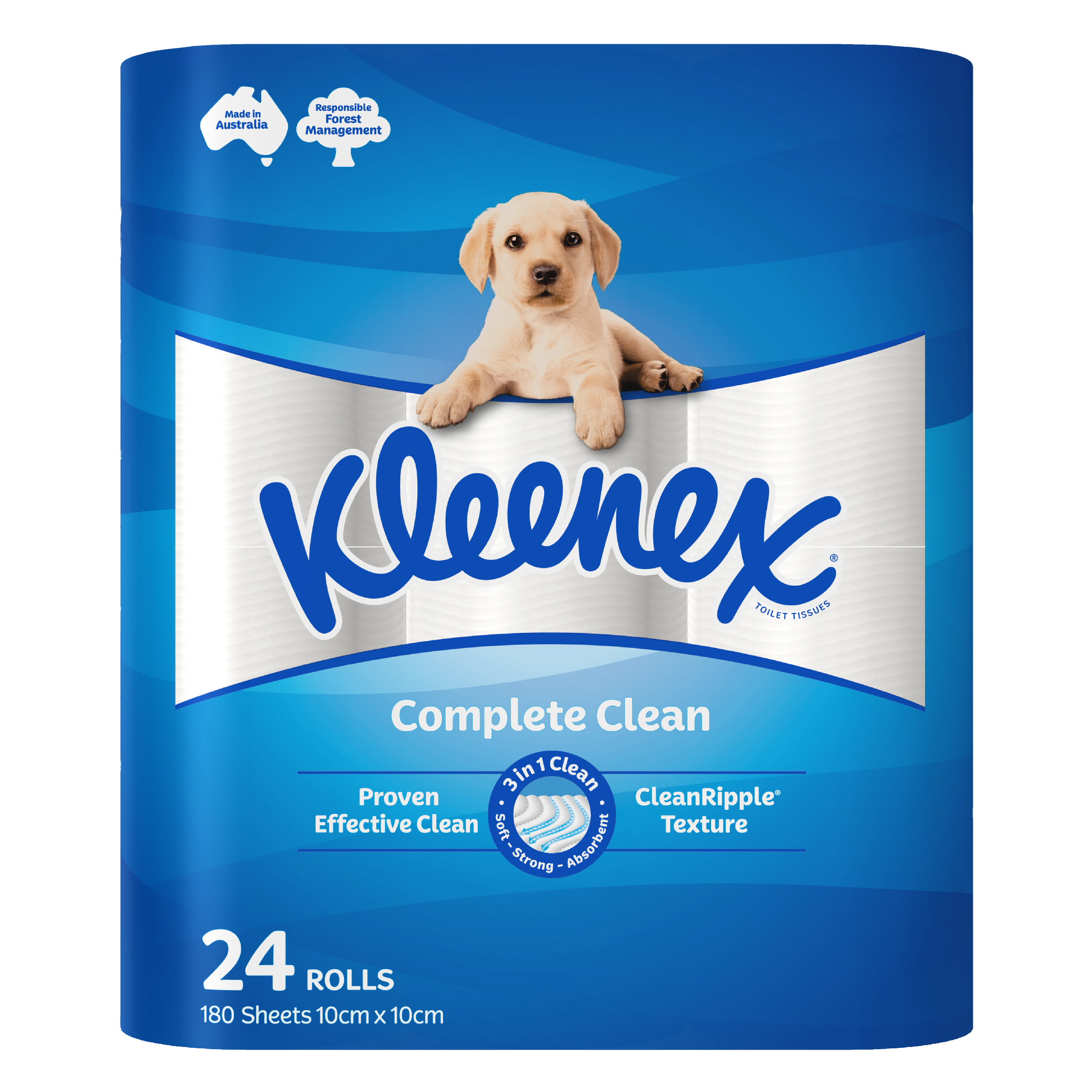 KLEENEX TOILET PAPER COMPLETE CLEAN 24 PACK - Image 2