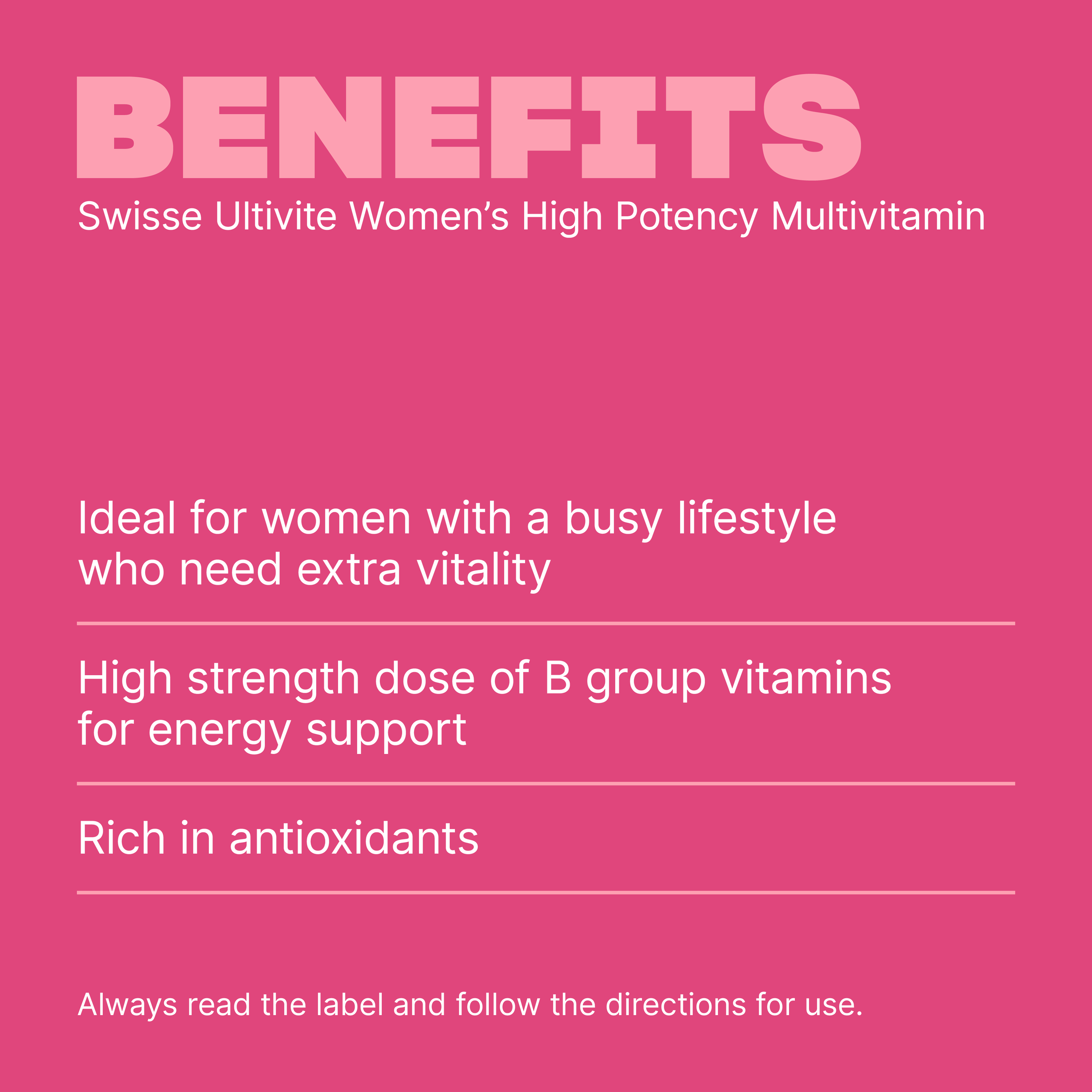SWISSE WOMENS POWER 40 TABLET - Image 3