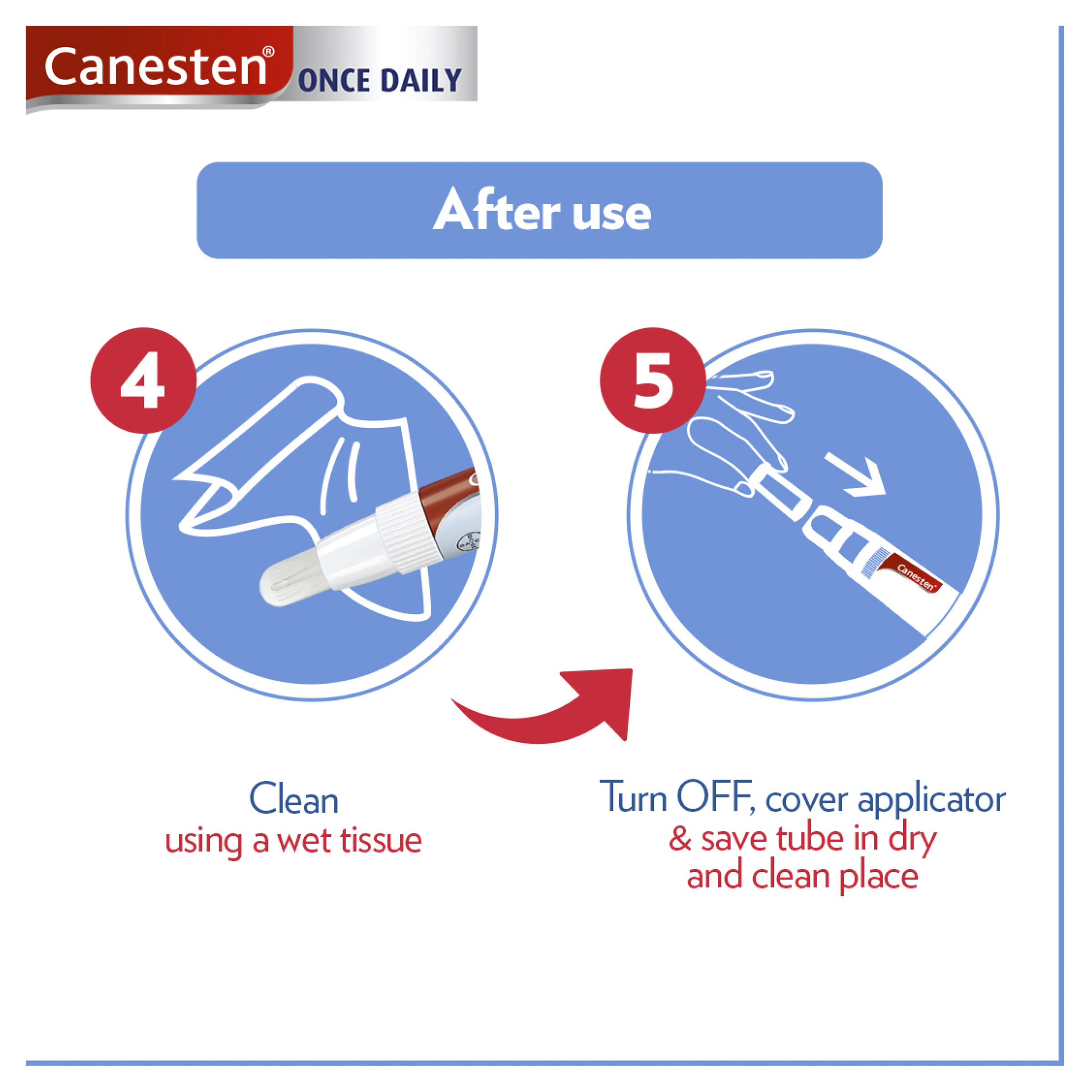 CANESTEN ONCE DAILY ATHLETES FOOT CREAM WITH APPLICATOR 15G - Image 9