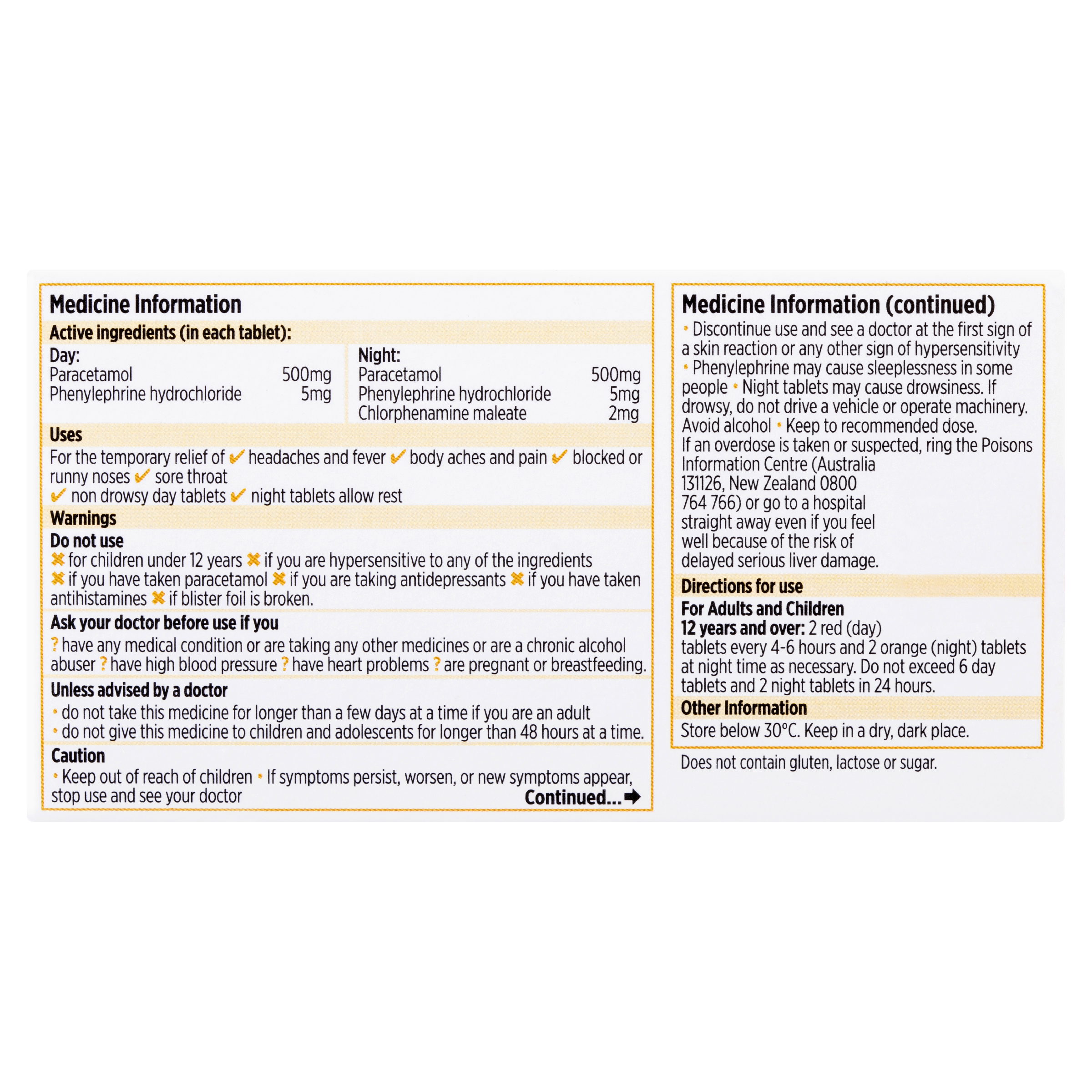 CODRAL DAY & NIGHT PE 24 TABLETS - Image 4