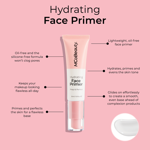 MCO BEAUTY HYDRATING FACE PRIMER PREP & PERFECT 30ML - Image 2