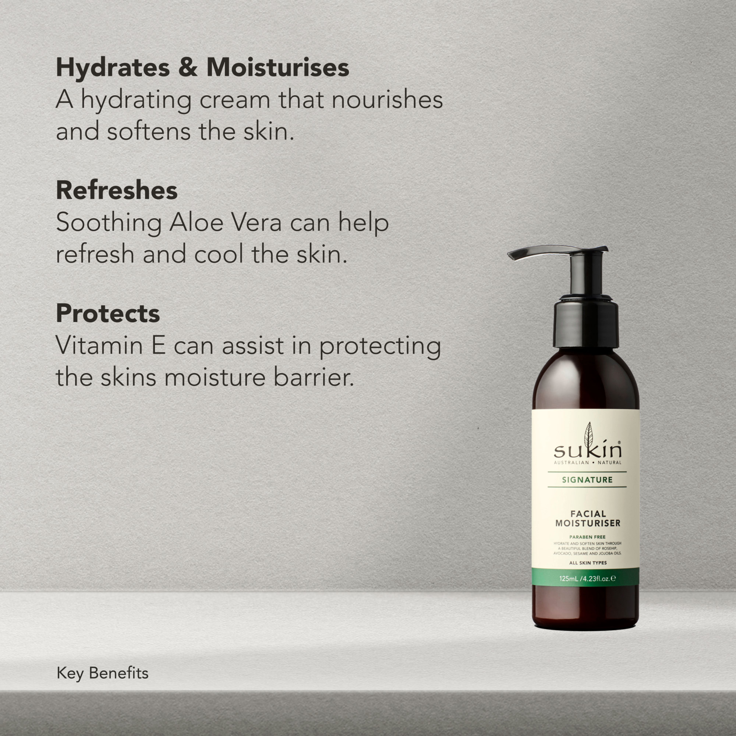 SUKIN SIGNATURE MOISTURISER 125ML - Image 3