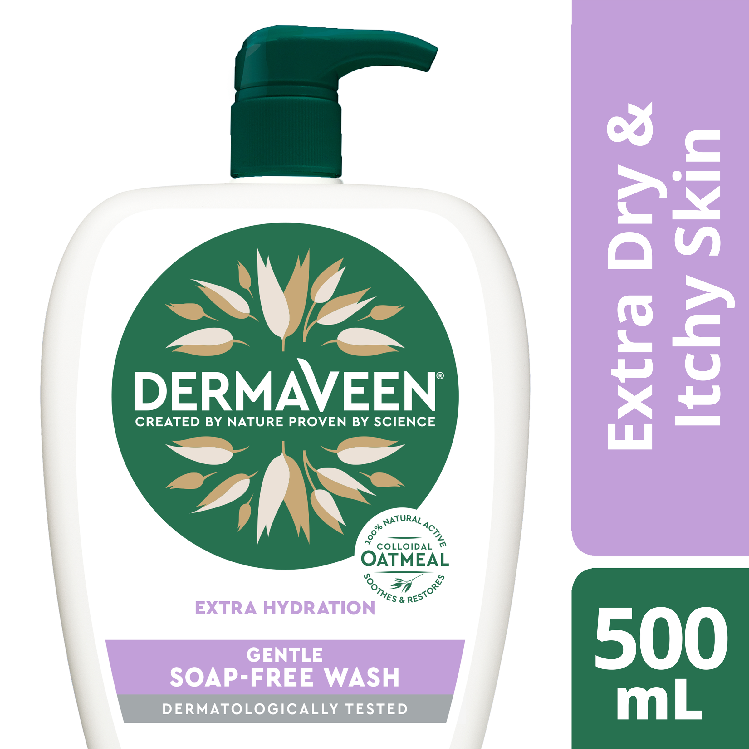 DERMAVEEN GENTLE SOAP FREE WASH 500ML - Image 10