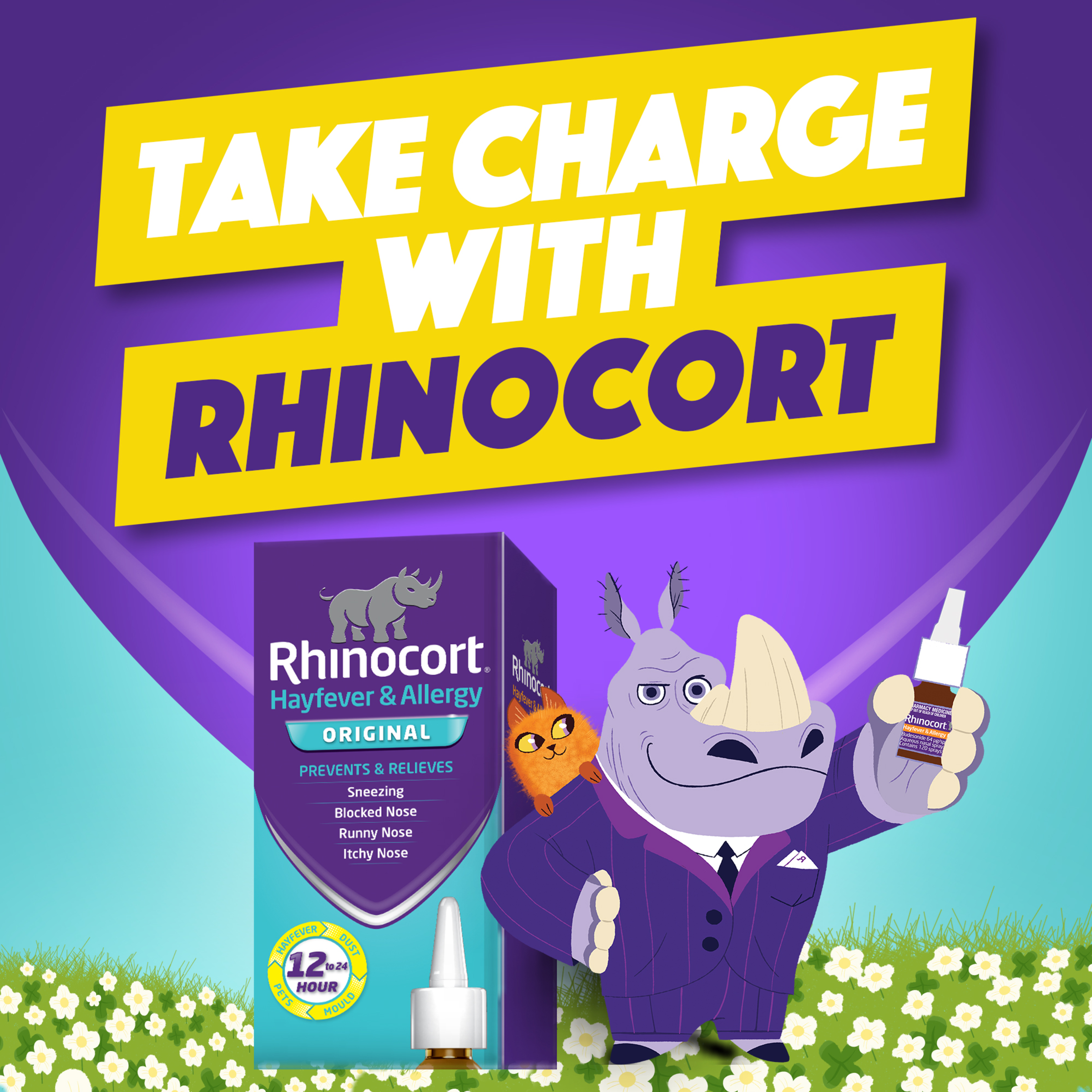 RHINOCORT HAYFEVER PUMP SPRAY 32MCG 60 DOSE - Image 8
