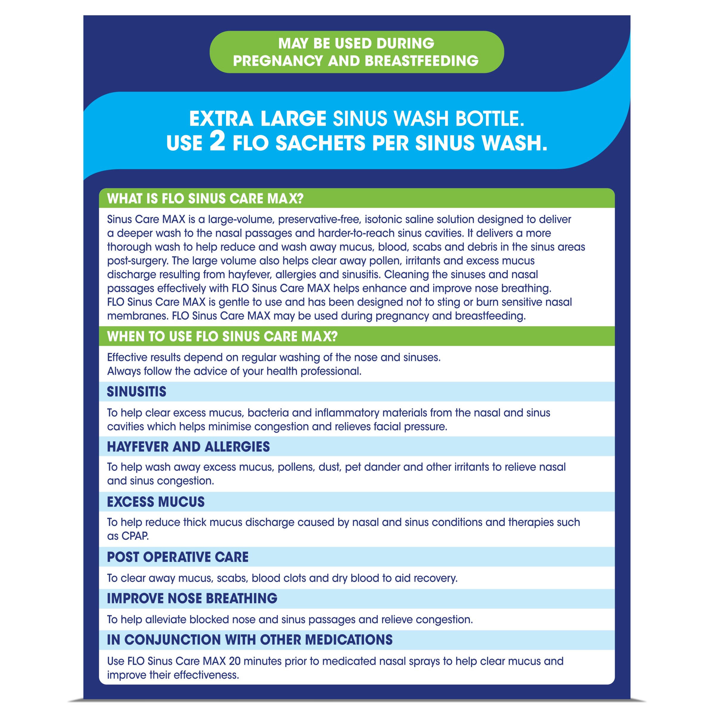 Flo Sinus Care Max Sachet Kit 28 Pack - Image 2