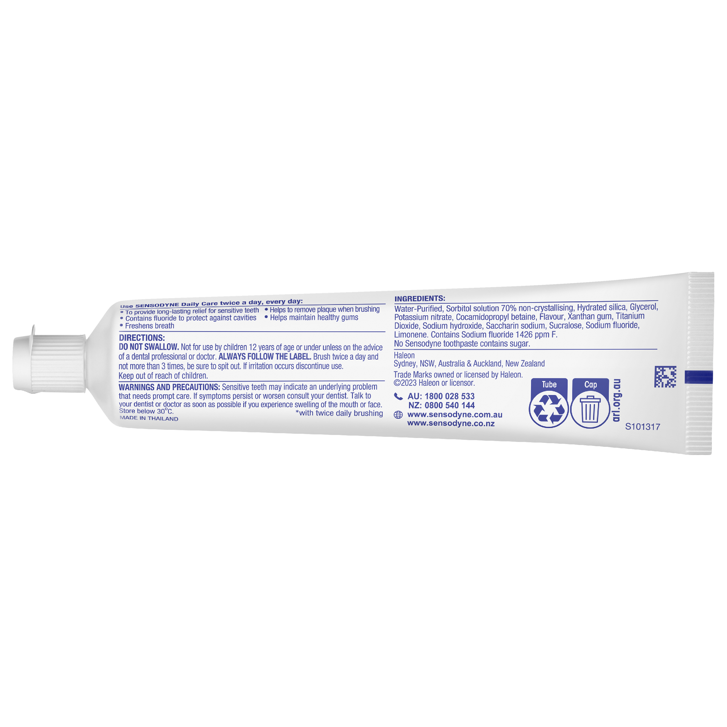 SENSODYNE DAILY CARE TOOTHPASTE DAILY CARE 100G - Image 9