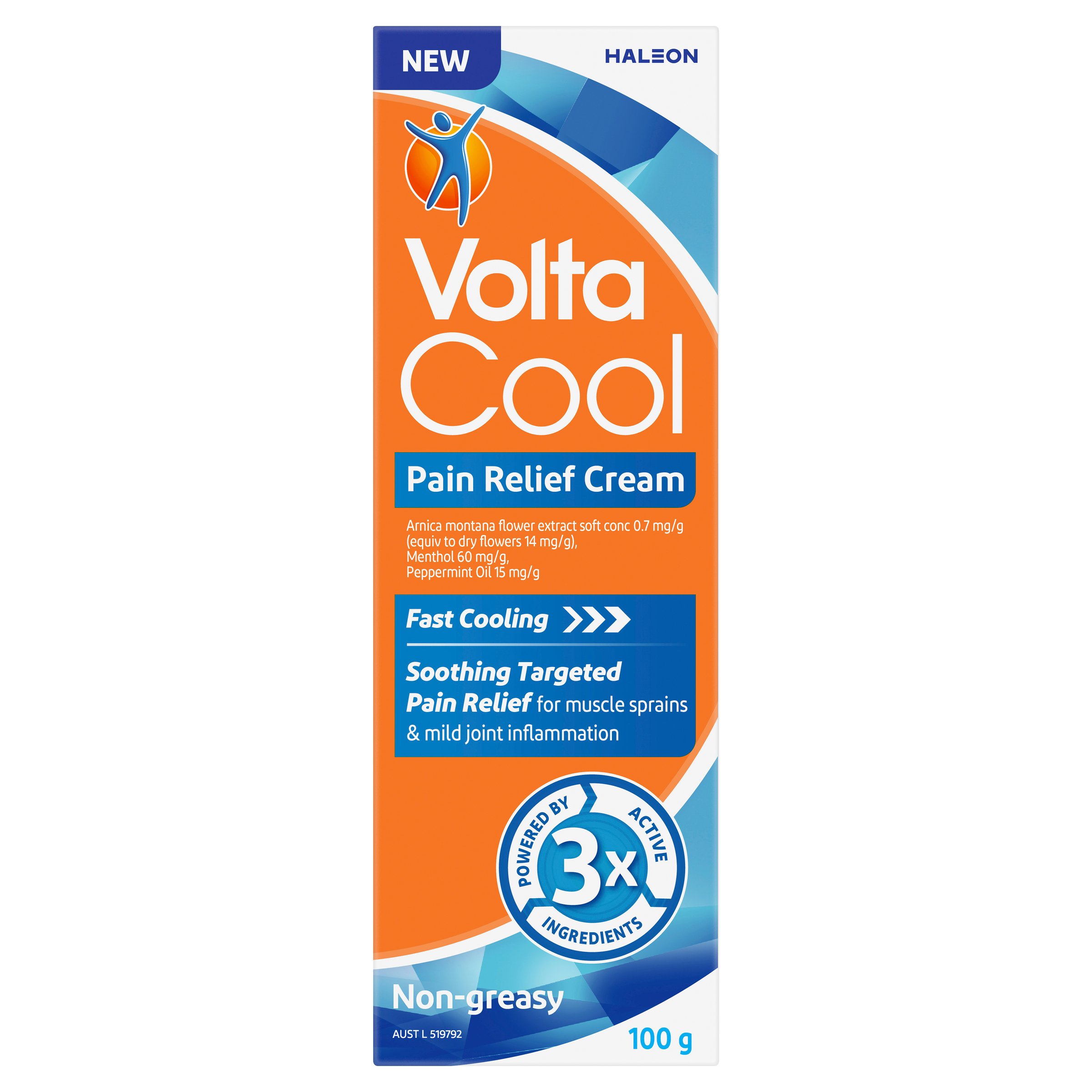 VOLTA COOL PAIN RELIEF CREAM 100G - Image 2