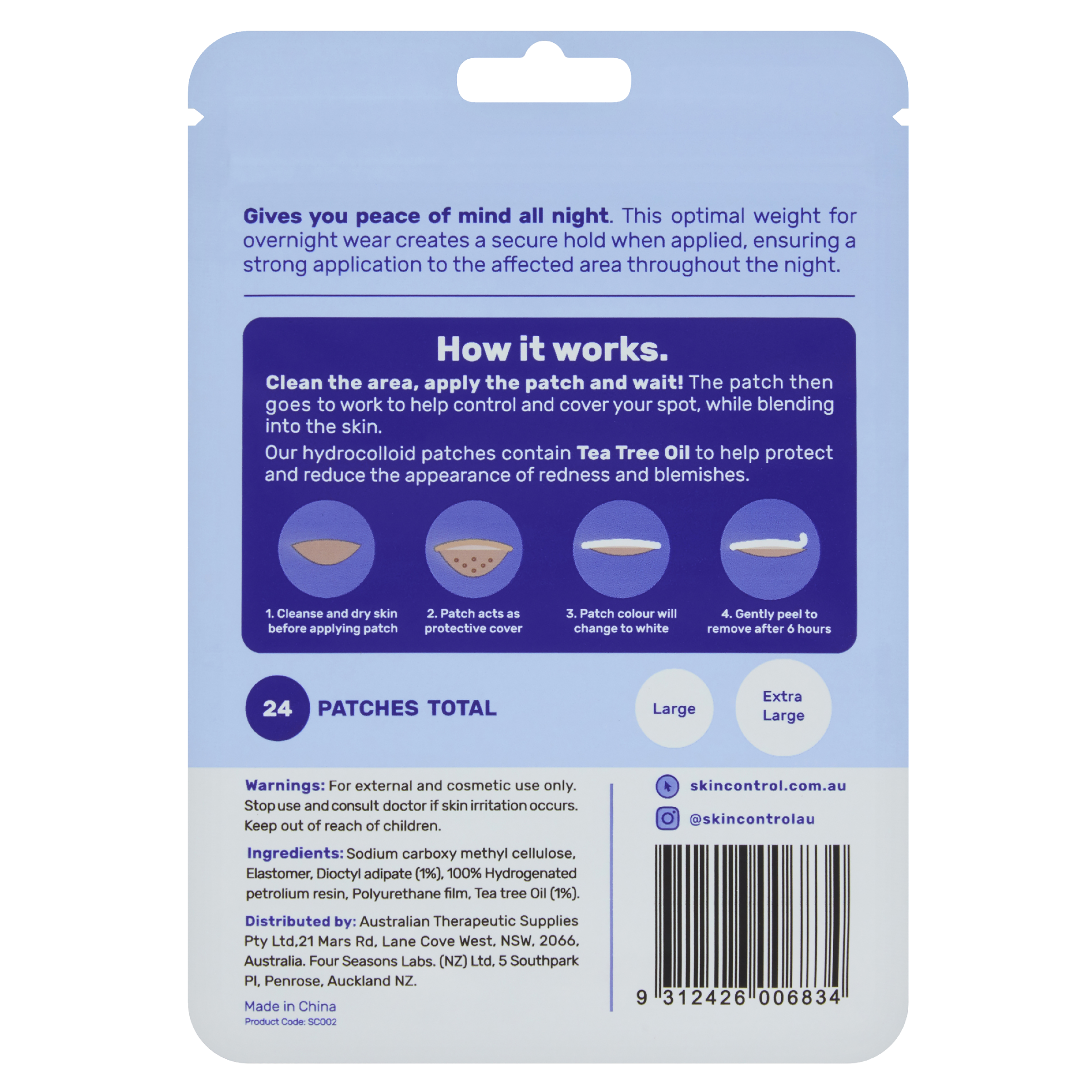 SKIN CONTROL PIMPLE PATCH PM 24 PACK - Image 2