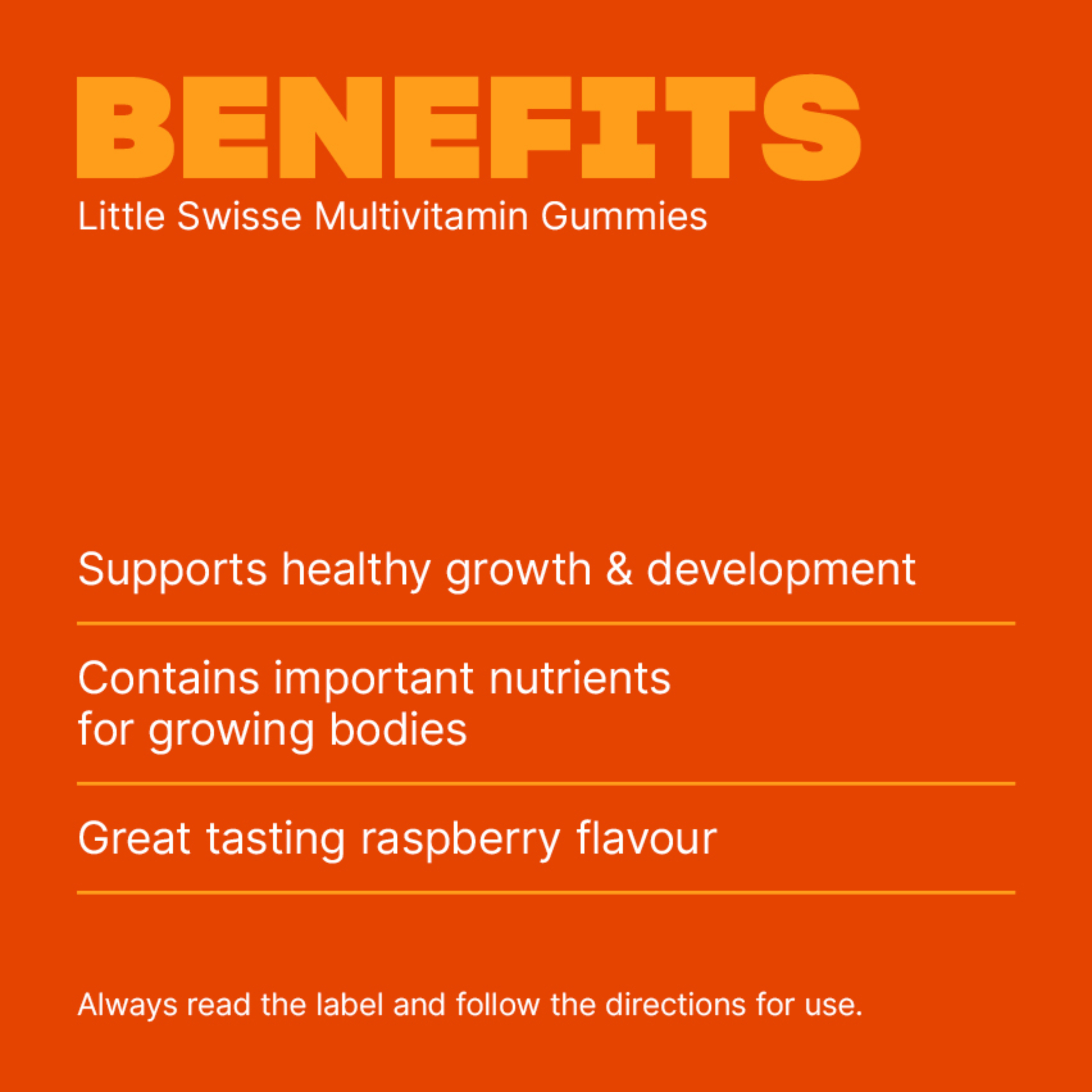 SWISSE LITTLE MULTIVITAMIN 50 GUMMIES - Image 3