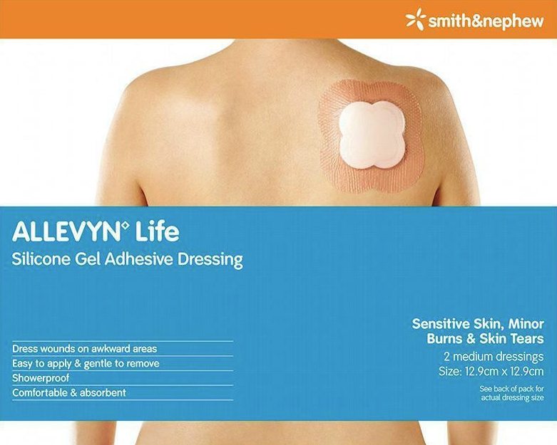 ALLEVYN LIFE MEDIUM 12.9CM X 12.9CM 2 PACK