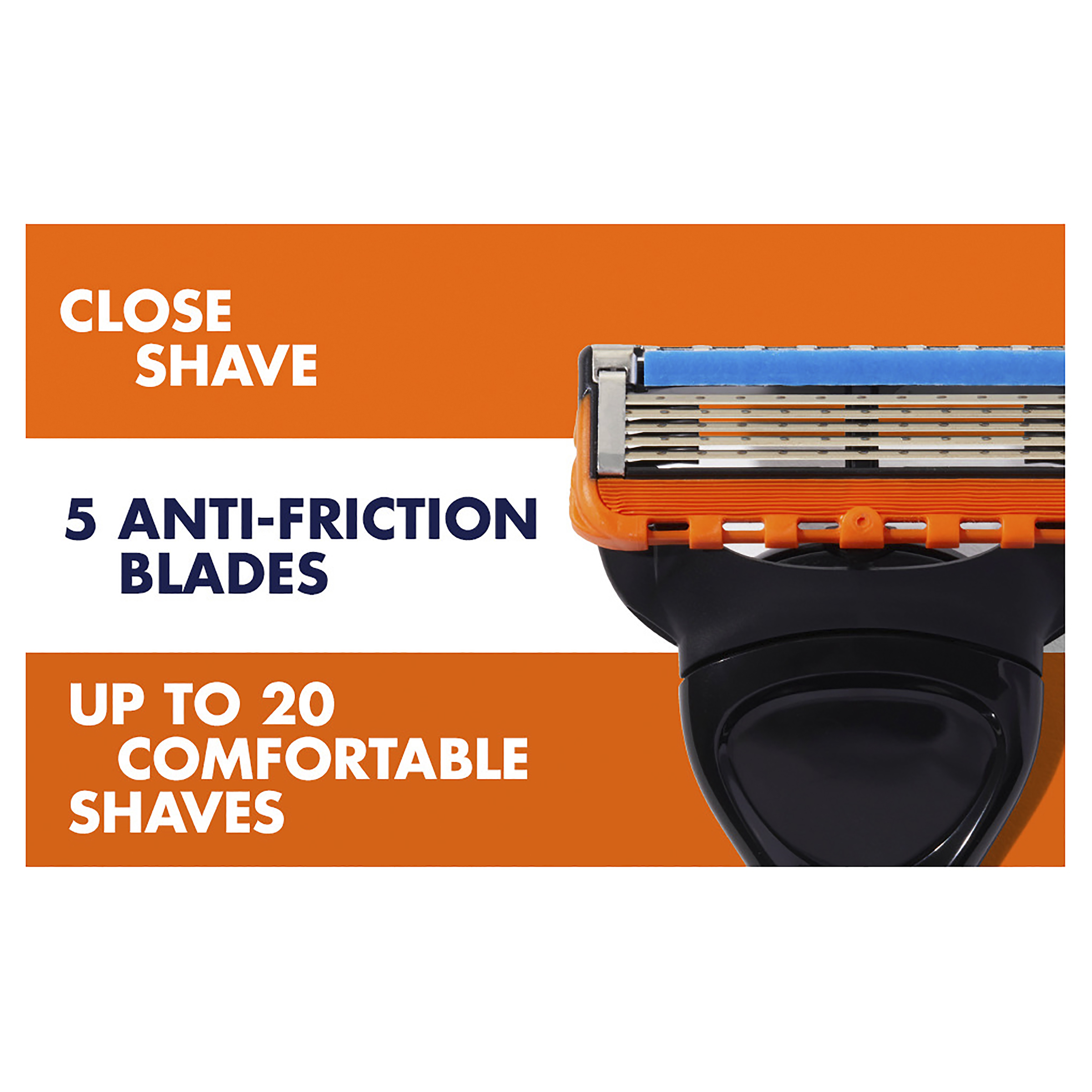 GILLETTE FUSION5 MANUAL REFILL BLADES 4 PACK - Image 9