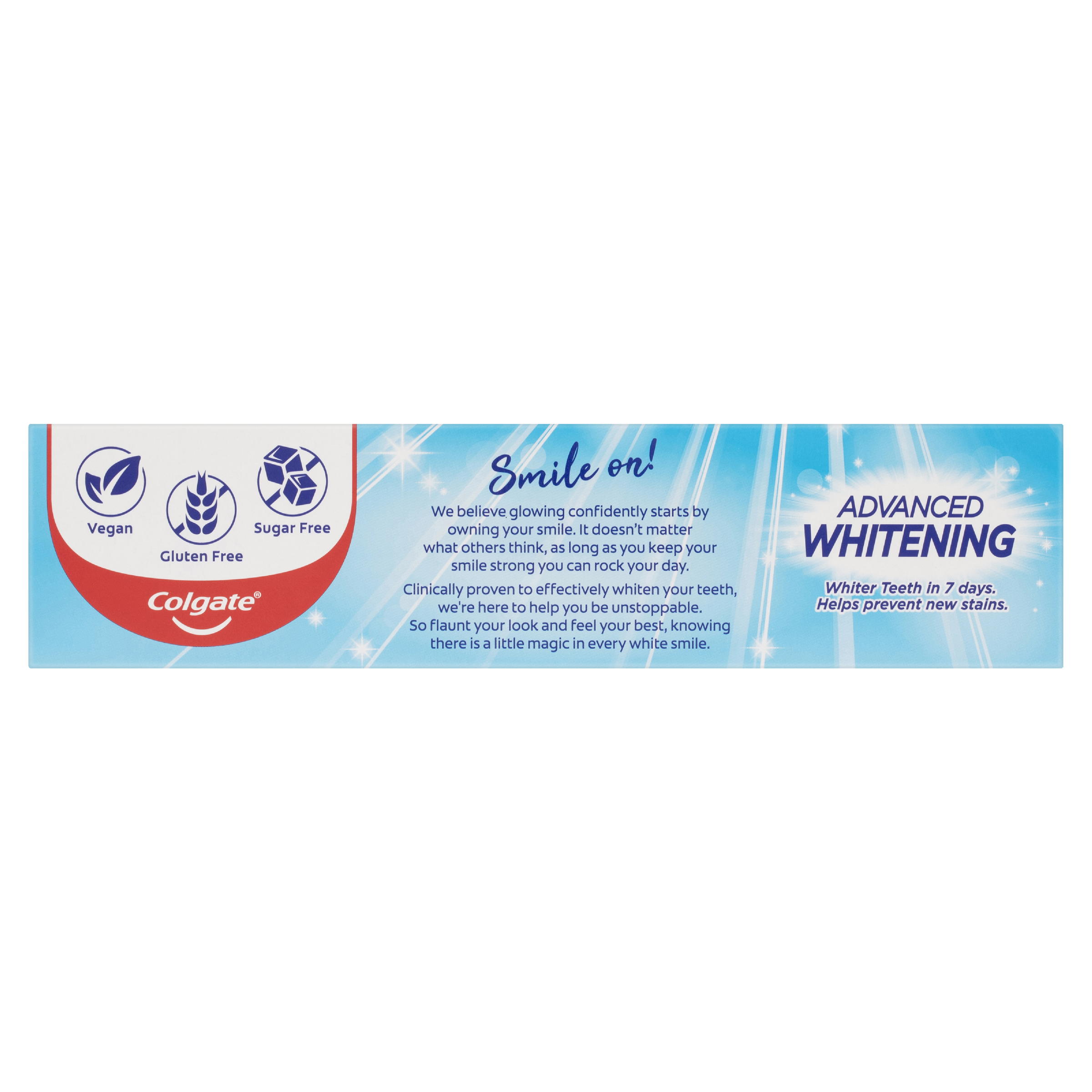 COLGATE TOOTHPASTE ADVANCED WHITENING CLEANSING CRYSTALS  200G - Image 4