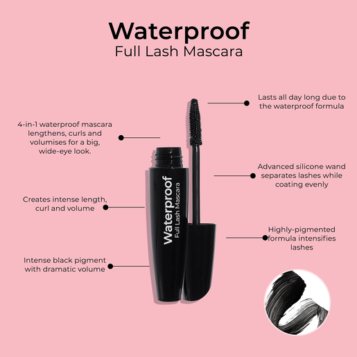 MCO BEAUTY WATERPROOF FULL LASH MASCARA - Image 2