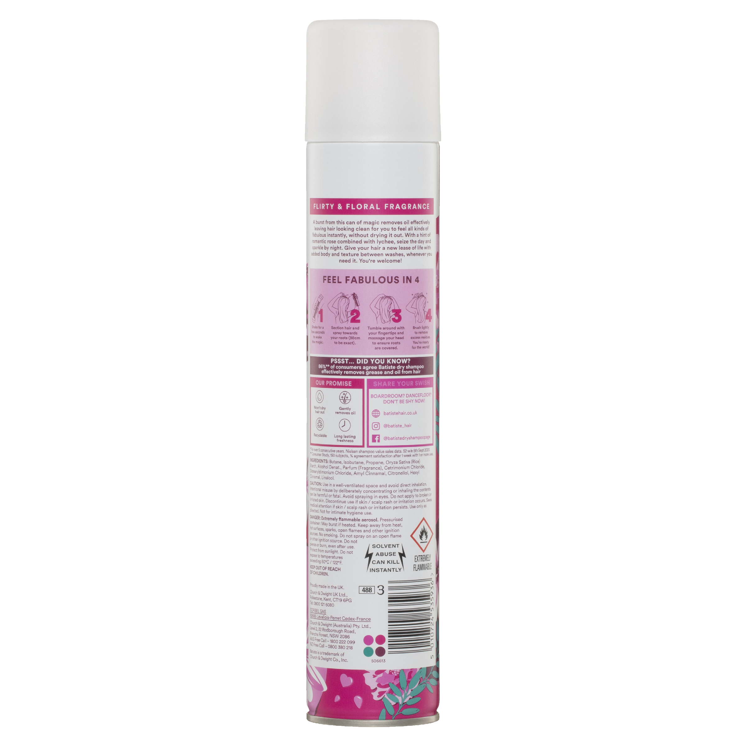 BATISTE BLUSH DRY SHAMPOO 350ML - Image 2