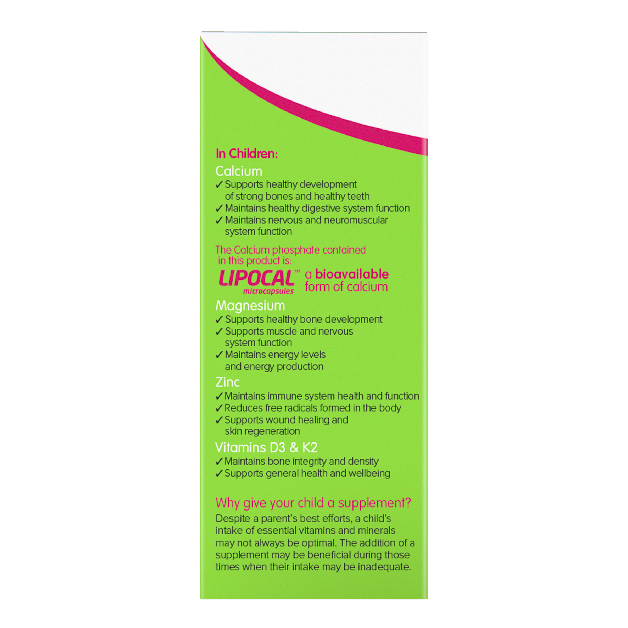 BRAUER KIDS LIQUID CALCIUM + MAGNESIUM & ZINC LIQUID 200ML - Image 3
