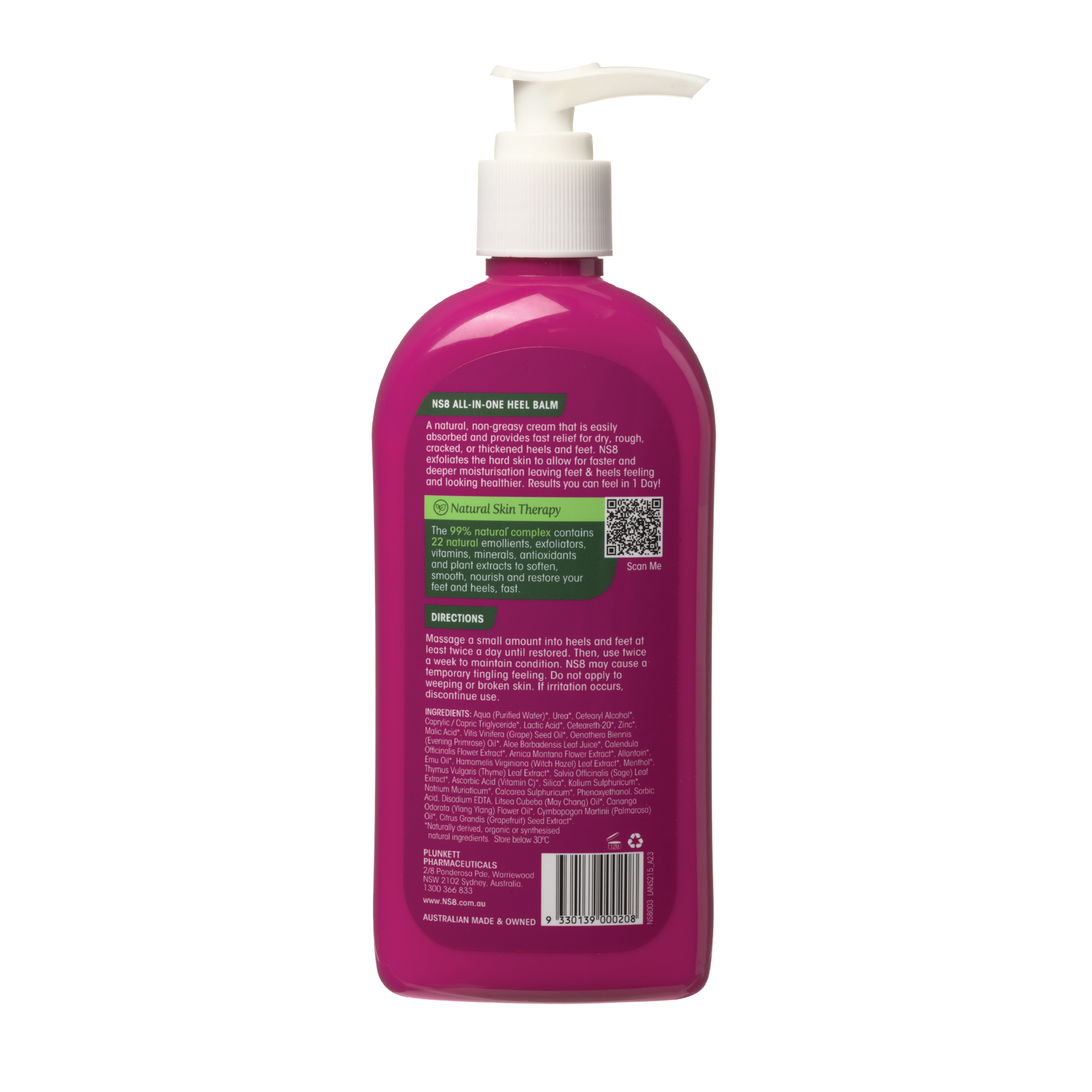 PLUNKETTS NS8 HEEL BALM COMPLEX 250ML - Image 2