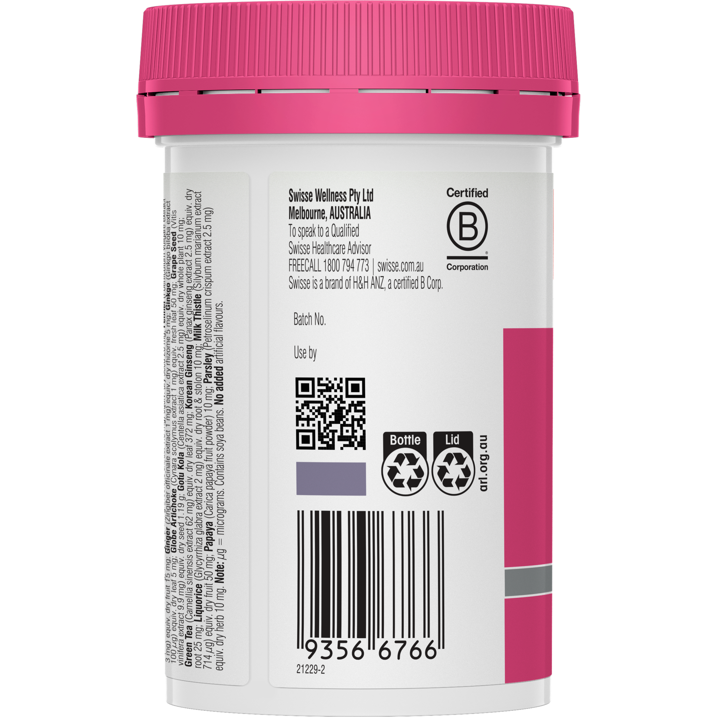 SWISSE ULTIVITE WOMENS MULTIVITAMIN TABLETS 60 - Image 4