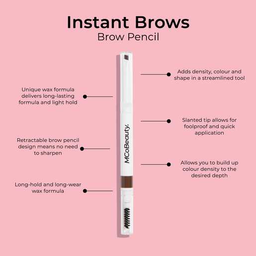 MCO BEAUTY INSTANT BROWS RETRA BROW PENCIL LIGHT/MEDIUM 0.3G - Image 2