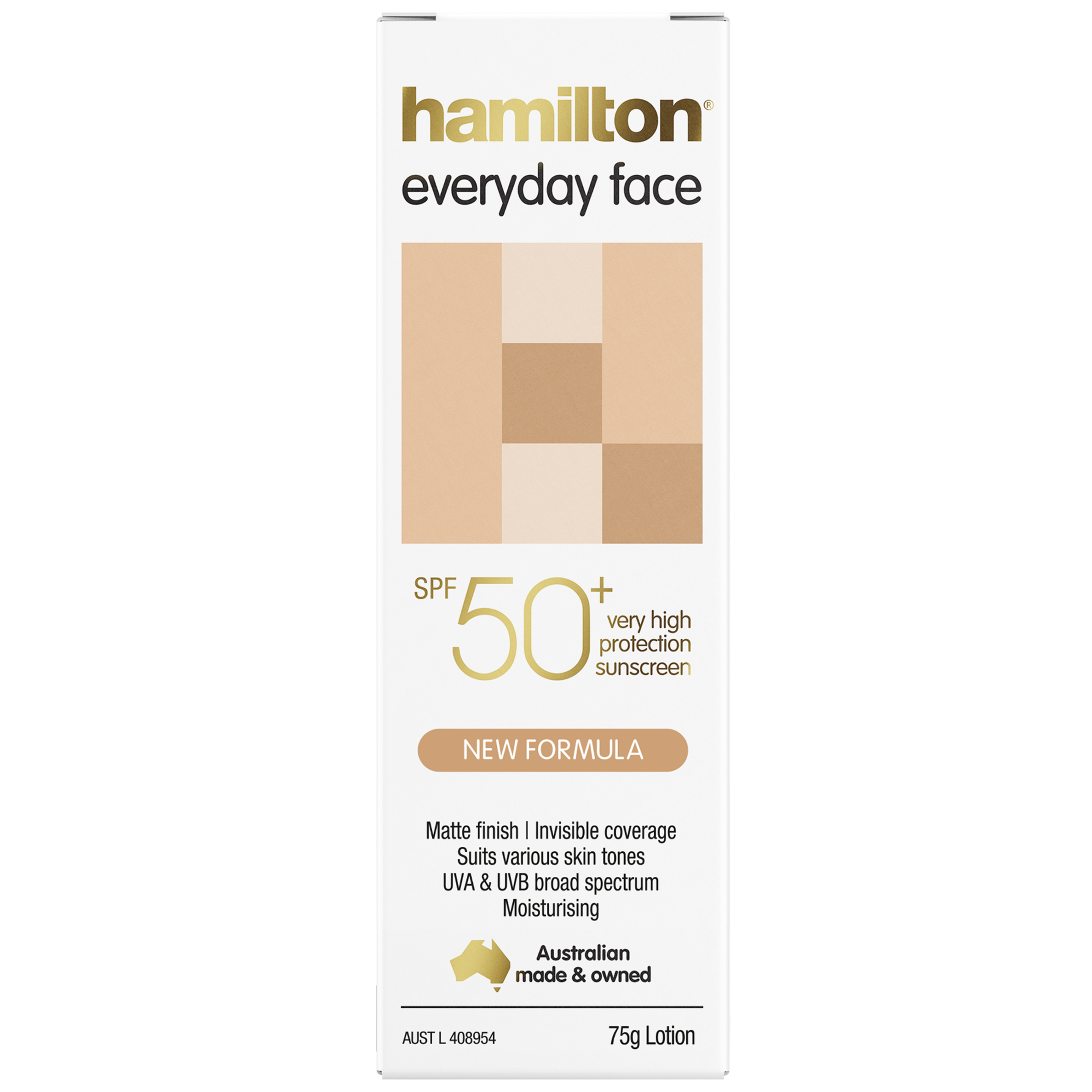 HAMILTON EVERY DAY FACE SUNSCREEN LOTION SPF50+ 75G - Image 4