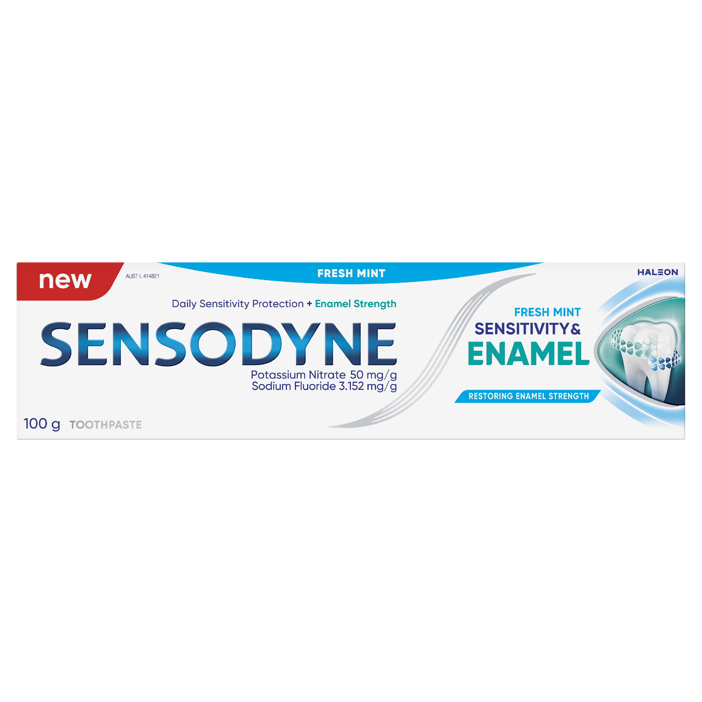 SENSODYNE SENSITIVITY & ENAMEL TOOTHPASTE FRESHMINT 100G - Image 2
