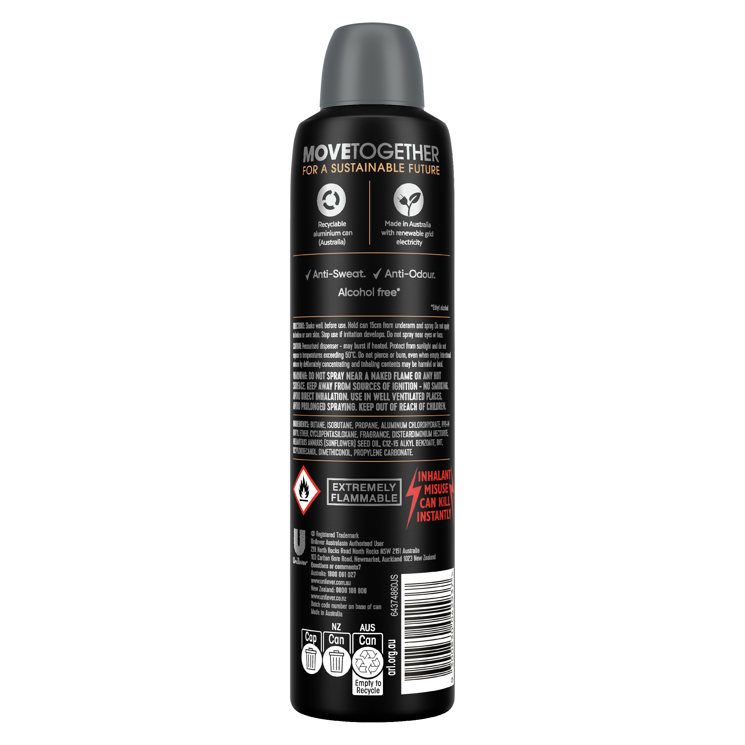 REXONA MEN ANTIPERSPIRANT SPORT FRESH 48HR 250ML - Image 2