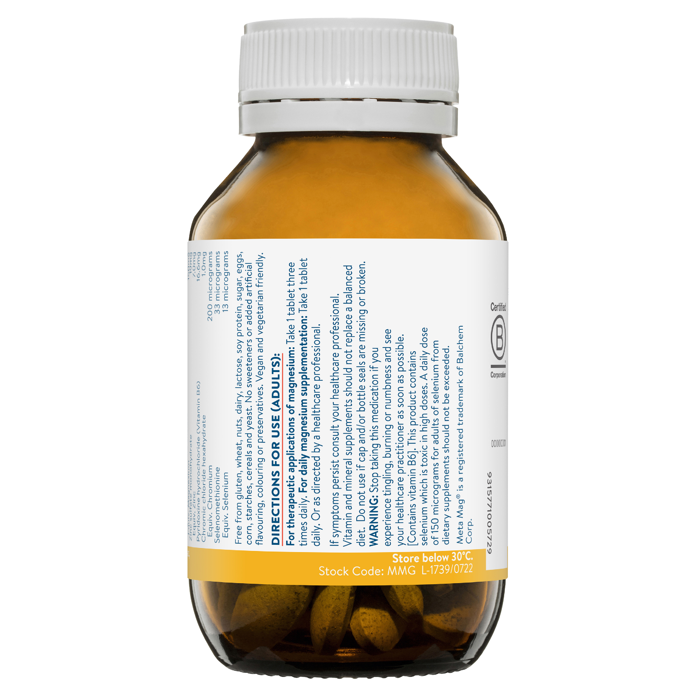 ETHICAL NUTRIENTS MEGA ZINC 40MG 120 TABLETS - Image 2