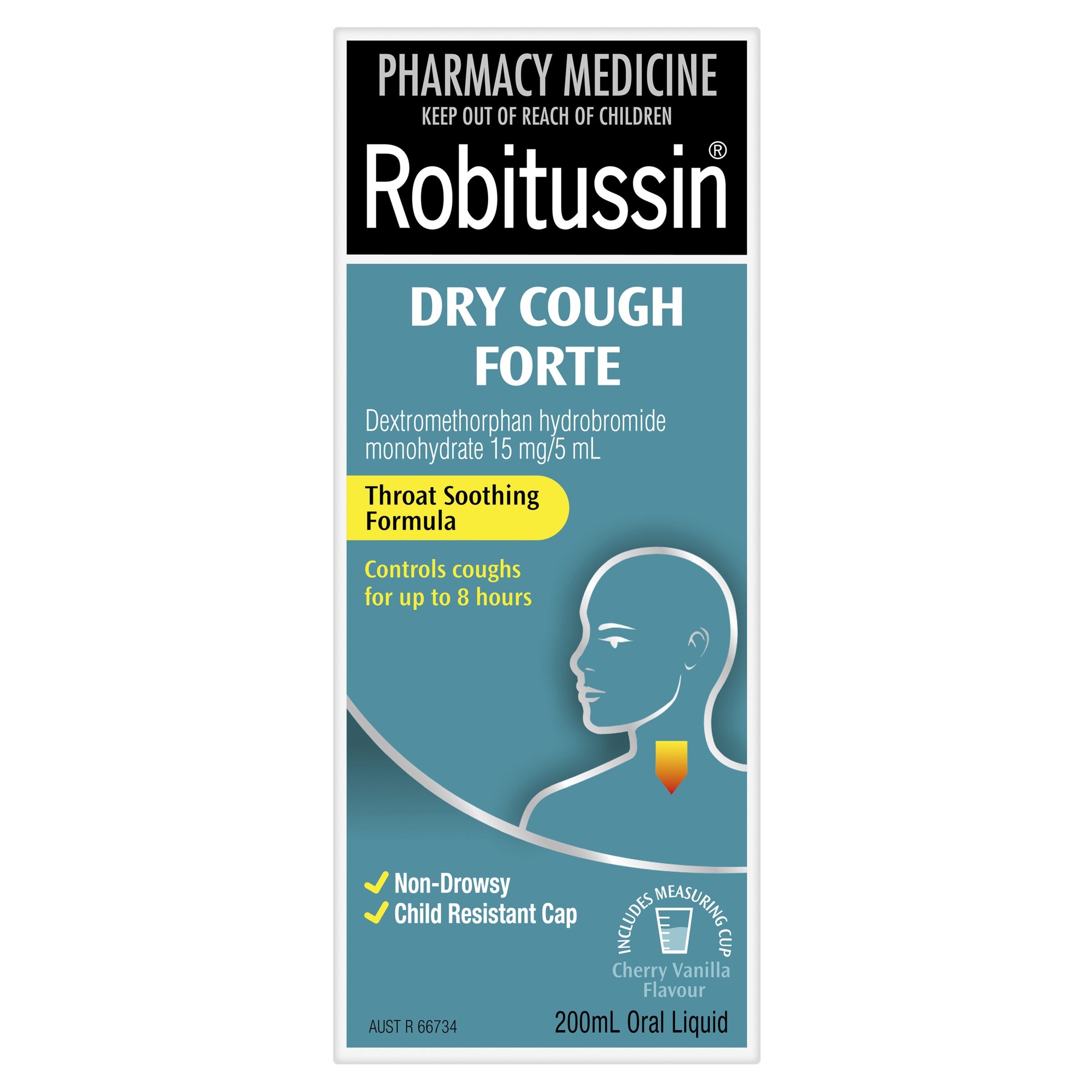 ROBITUSSIN DRY COUGH FORTE 200ML - Image 2