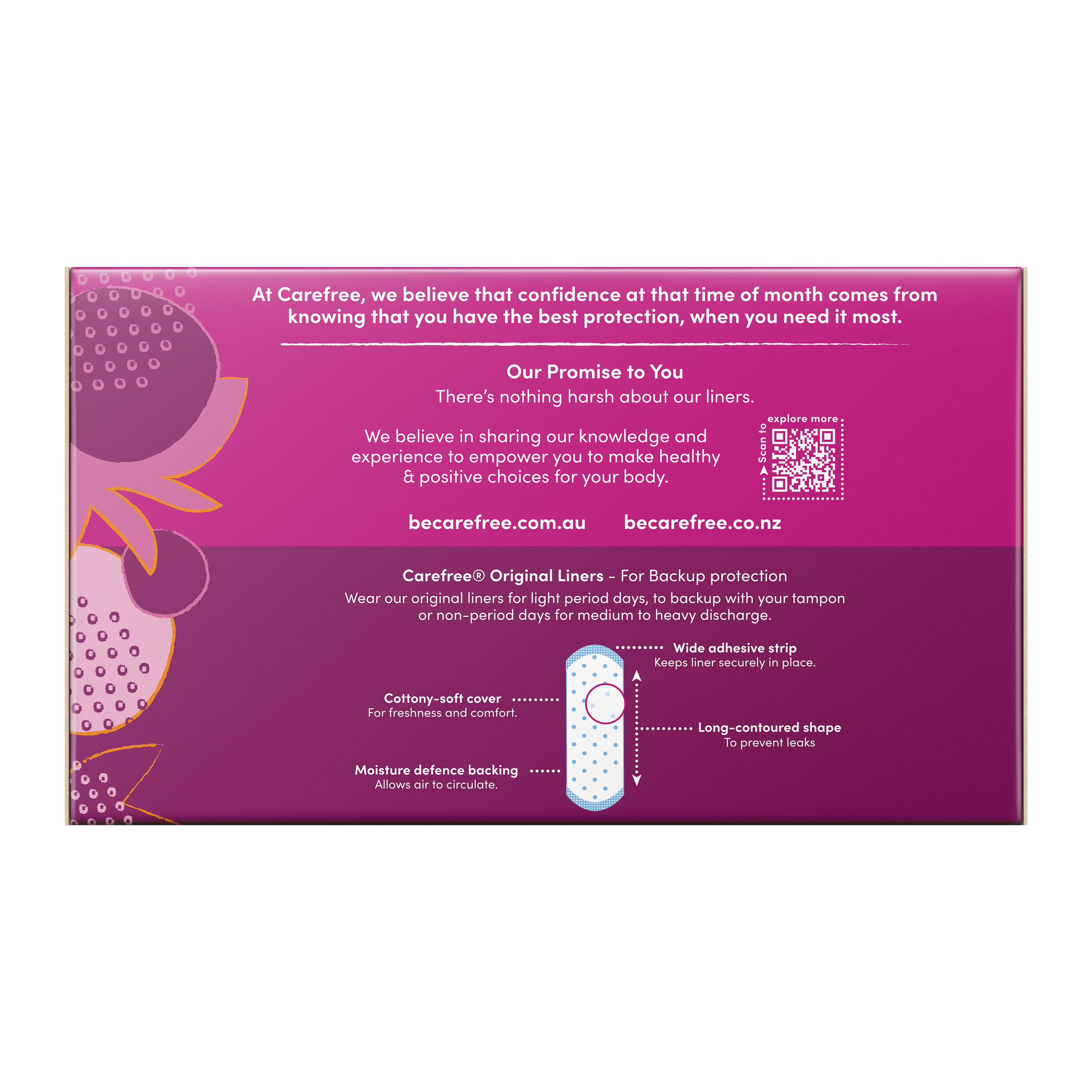 CAREFREE LINER 3D LONGS ORIGINAL 30 PACK - Image 2
