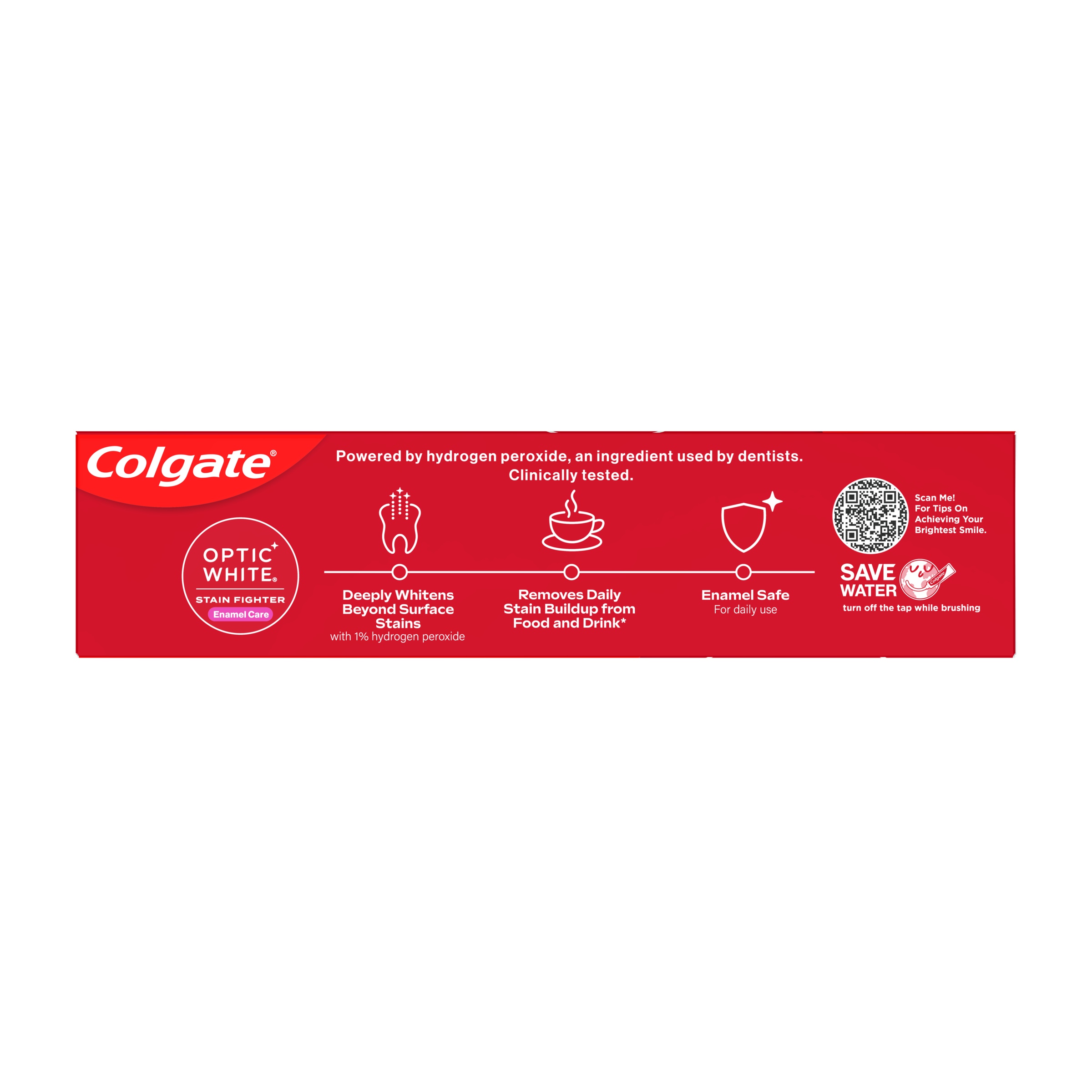 COLGATE TOOTHPASTE OPTIC WHITE EVERYDAY WHITENING 100G - Image 3