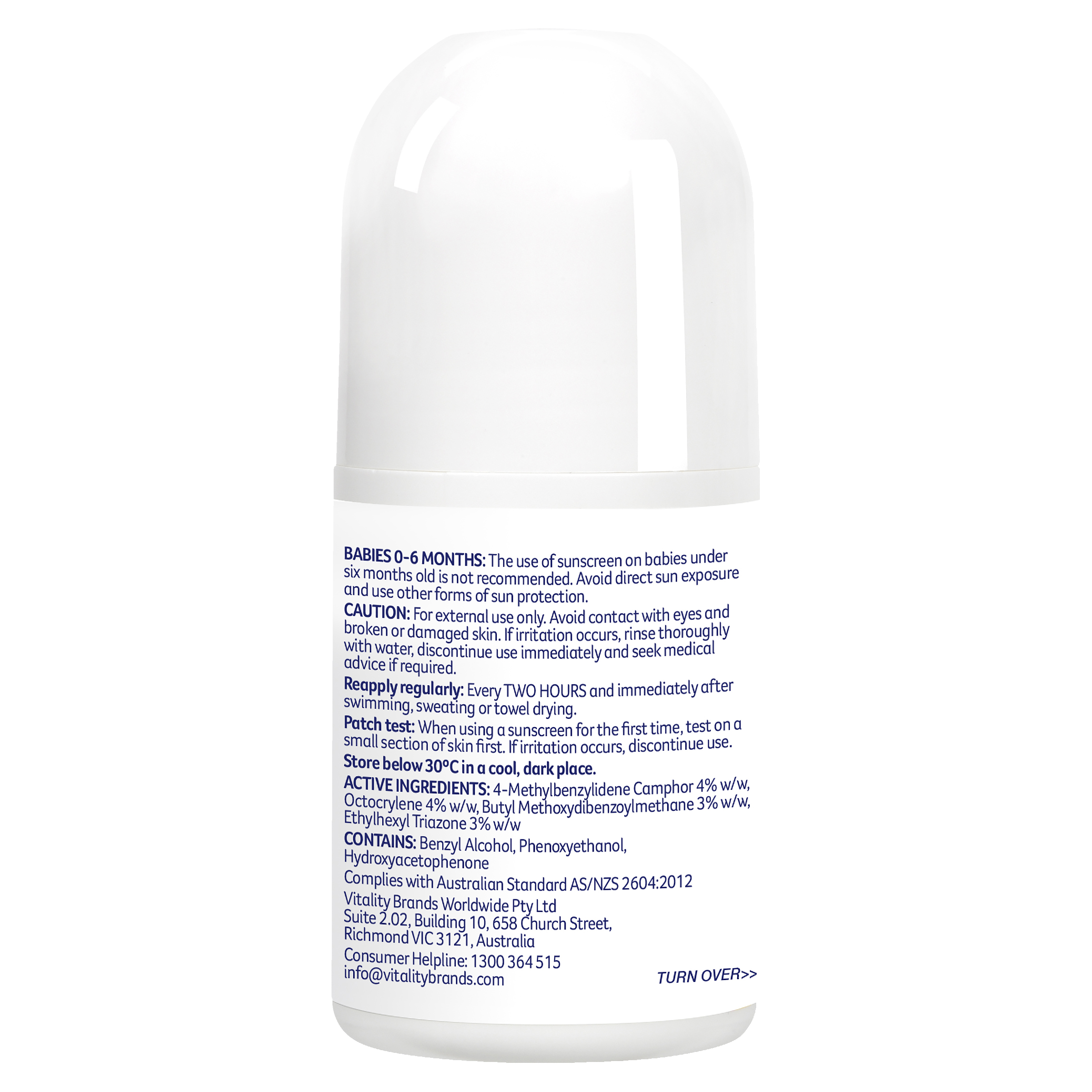 CANCER COUNCIL KIDS SUNSCREEN ROLL ON SPF50+ 75ML - Image 2