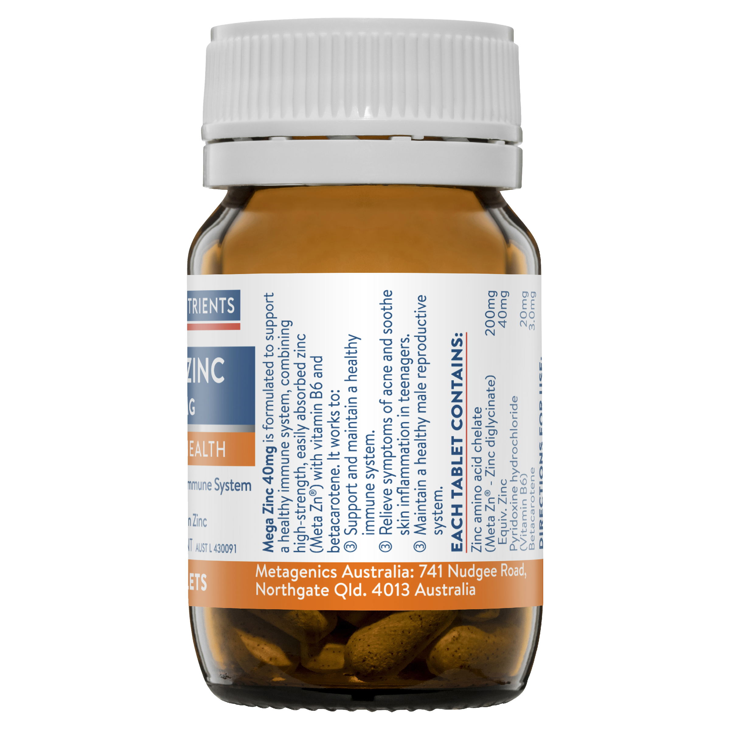 ETHICAL NUTRIENTS MEGA ZINC 40MG VITAMIN C BERRY POWDER - Image 3