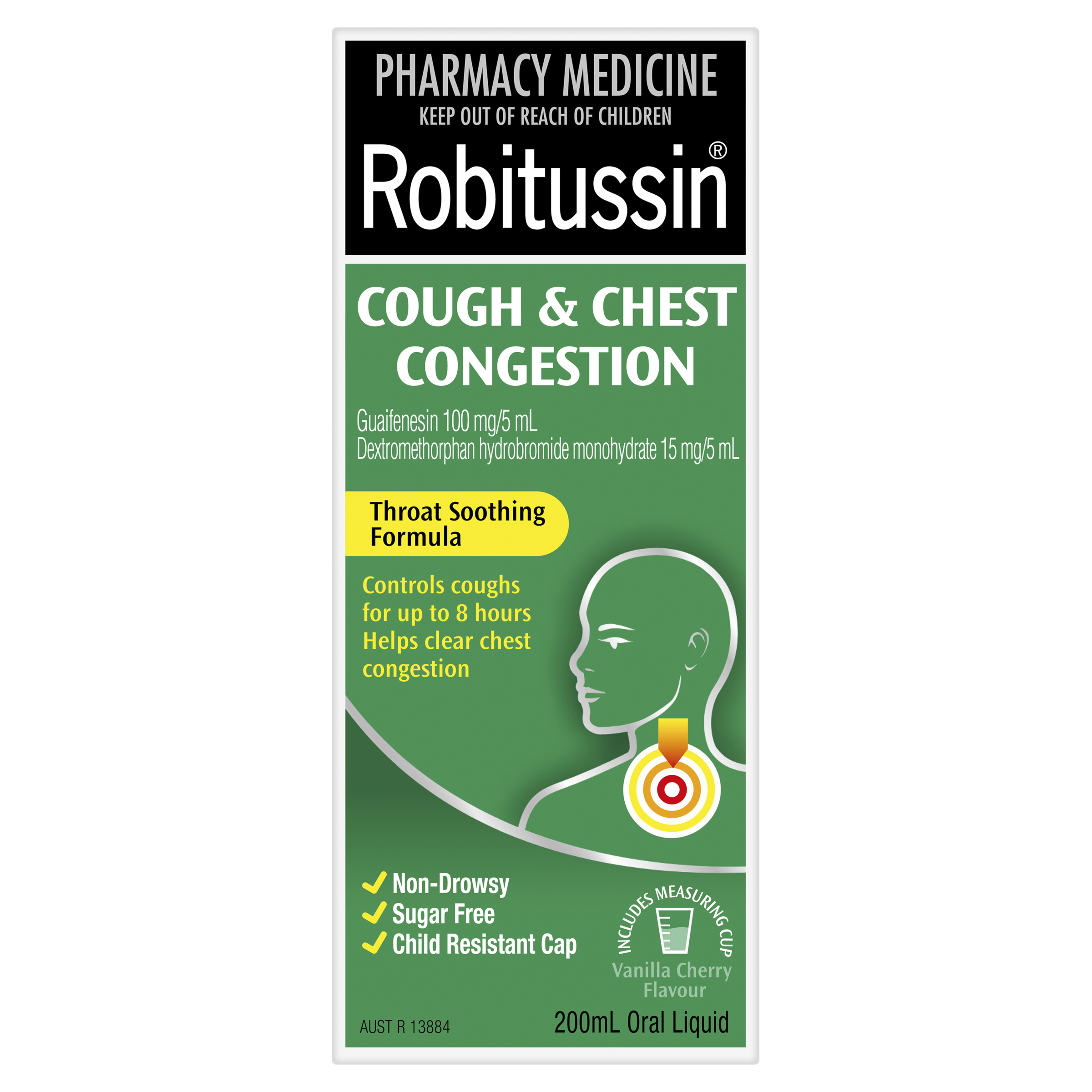 ROBITUSSIN COUGH & CHEST CONGESTION 200ML - Image 3