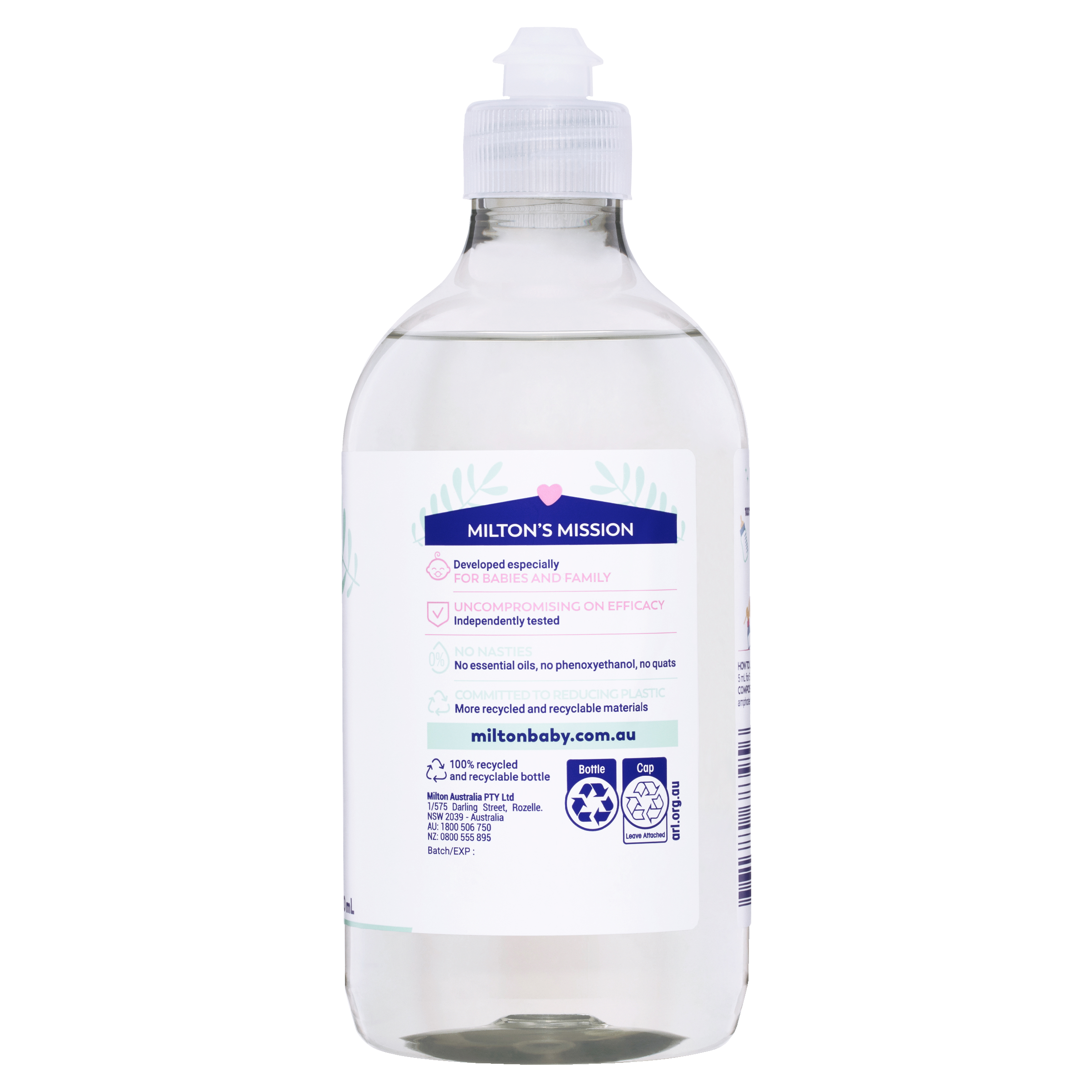 MILTON MILTON BABY BOTTLE CLEANER 500ML - Image 4