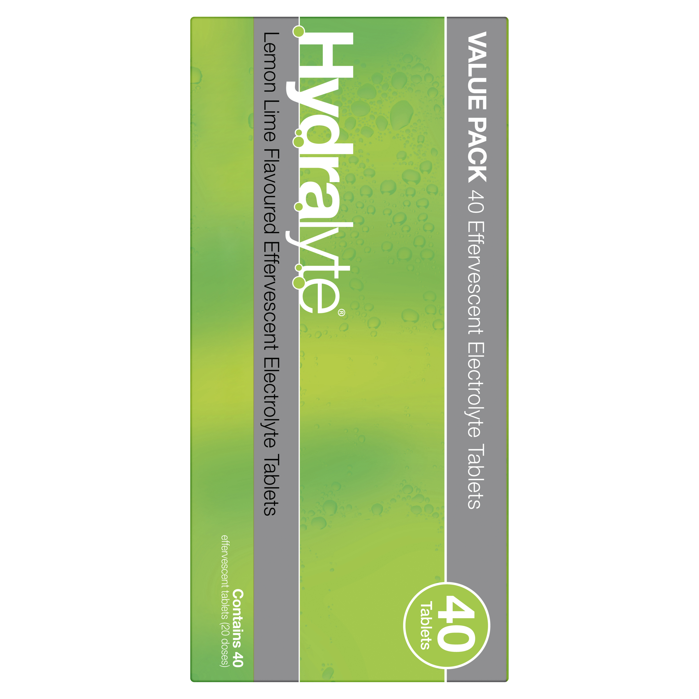 HYDRALYTE EFFERVESCENT LEMON LIME 40 TABLETS - Image 9