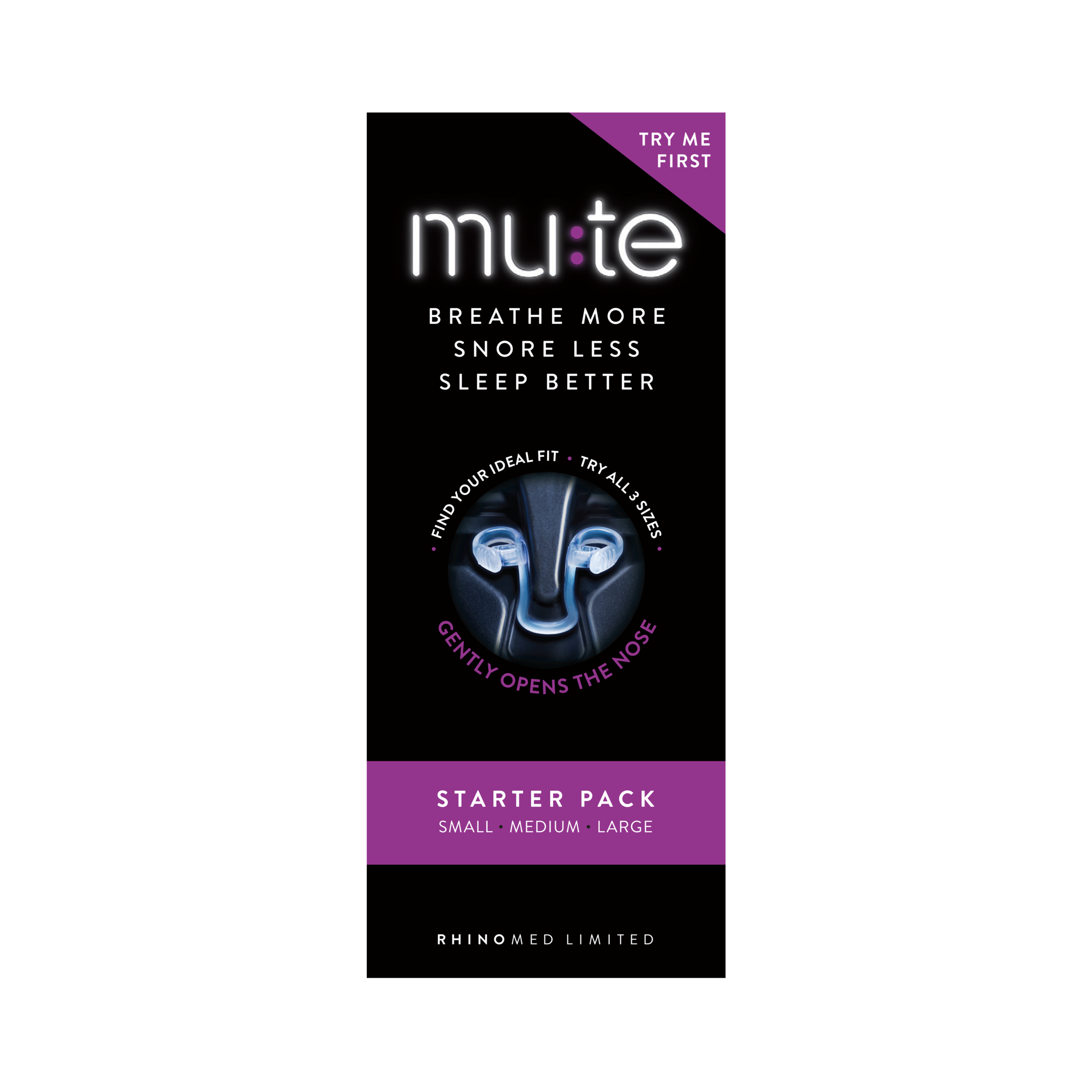MUTE NASAL DEVICE TRIAL 3 PACK - Image 2