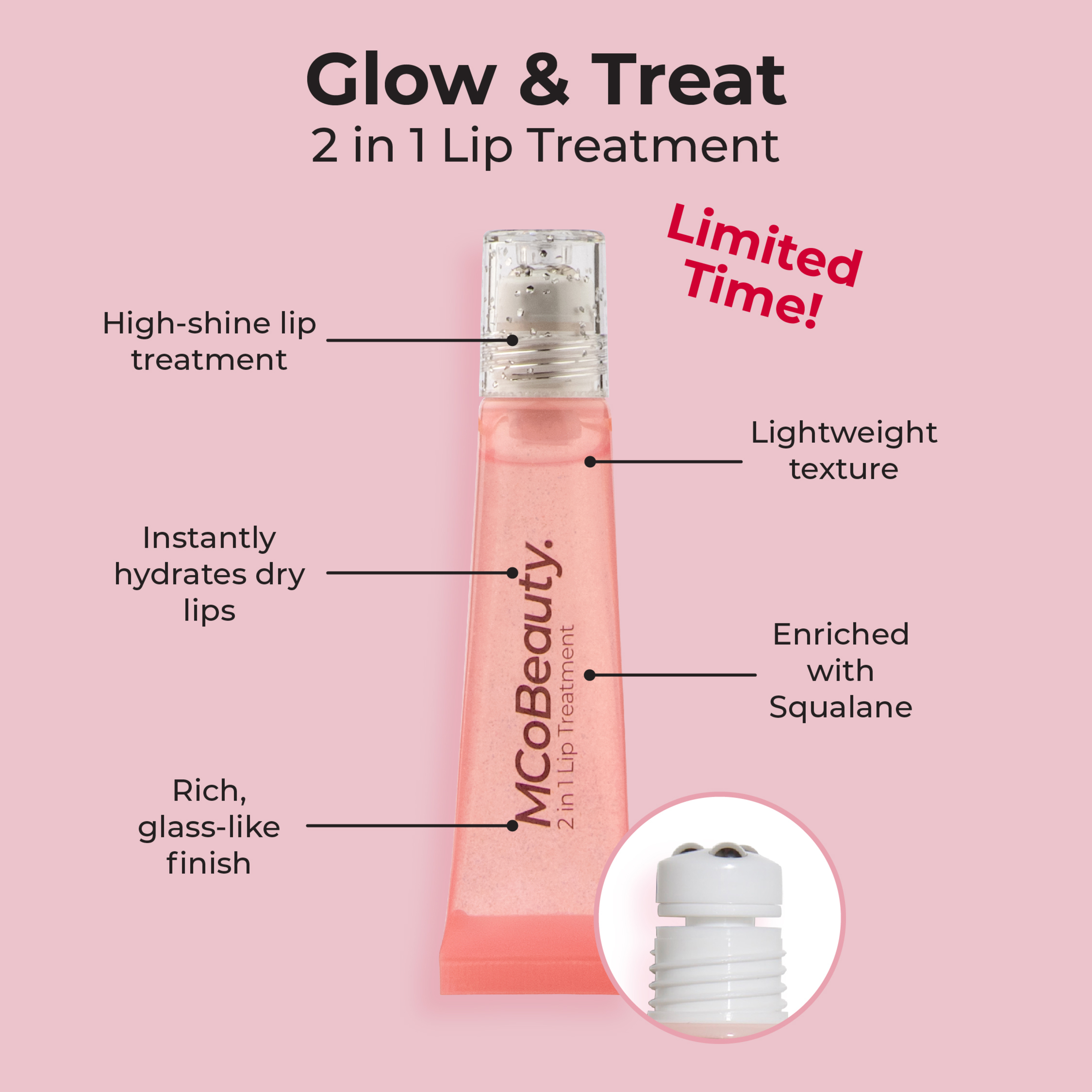 MCO BEAUTY 2-IN-1 LIP TREATMENT BIRTHDAY EDITION 15M - Image 2