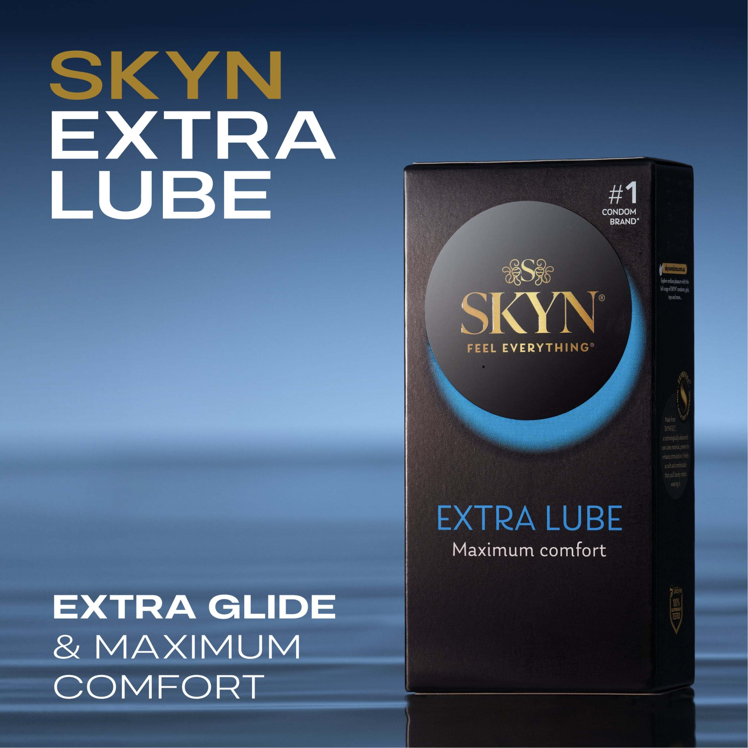 SKYN FEEL EVERYTHING CONDOMS EXTRA LUBE 10 PACK - Image 5