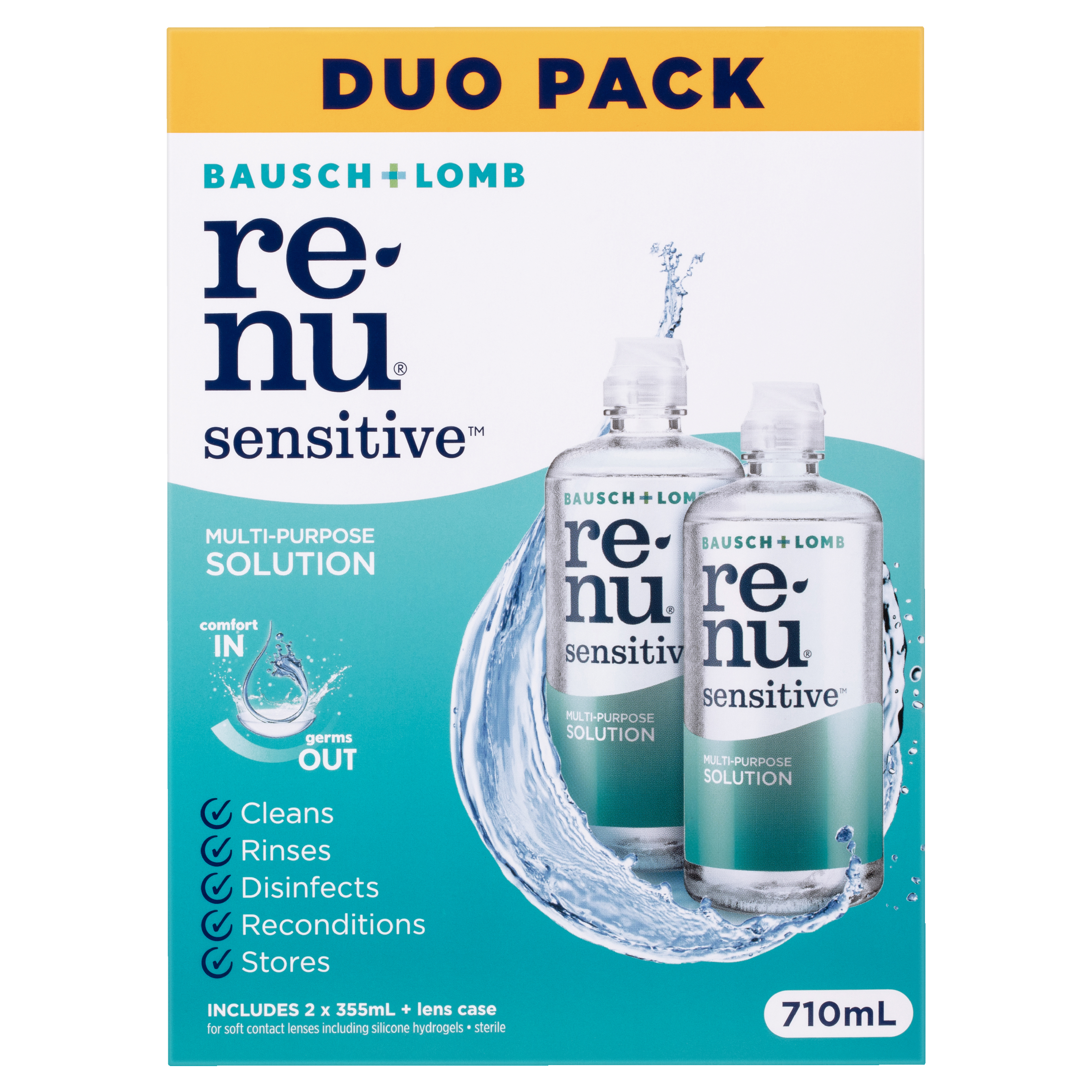 RENU SENSITIVE DUO SOLUTION 355ML 2 PACK - Image 4