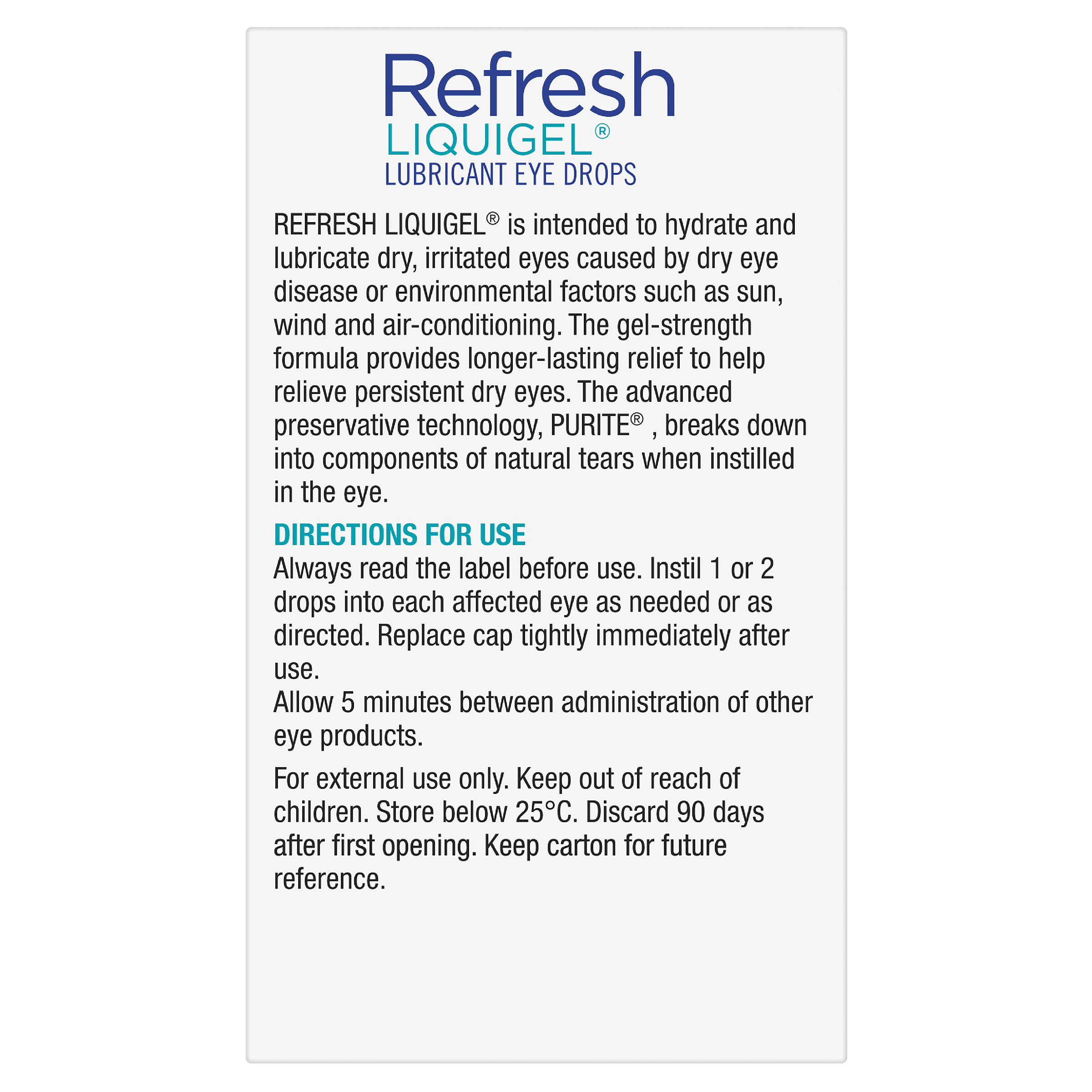 REFRESH LIQUIGEL EYE DROPS 15ML - Image 4