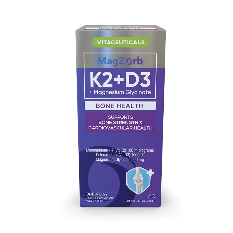 VITACEUTICALS MAGZORB K2 + D3 + MAGNESIUM 60 CAPSULES