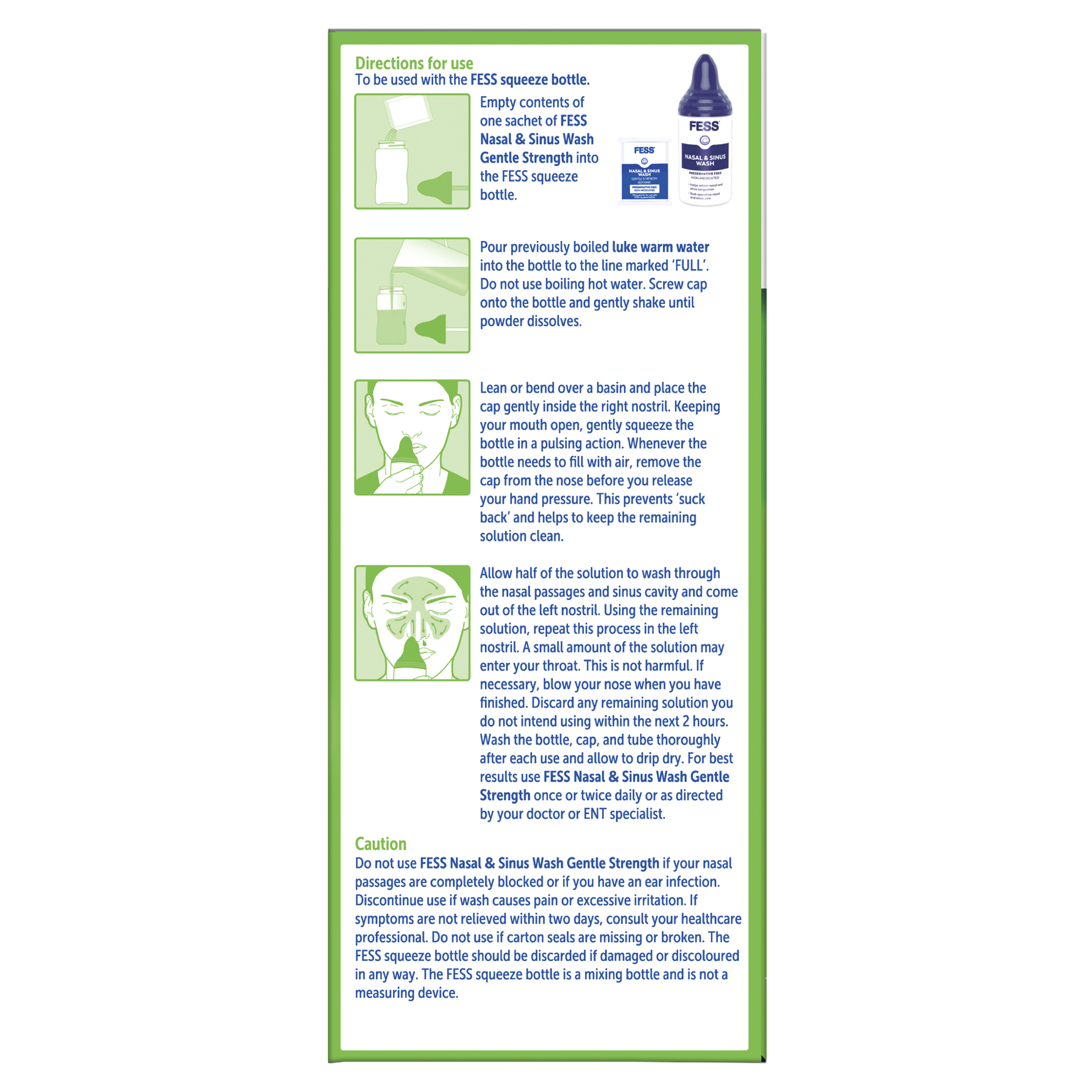 FESS NASAL AND SINUS WASH GENTLE KIT 12 - Image 6