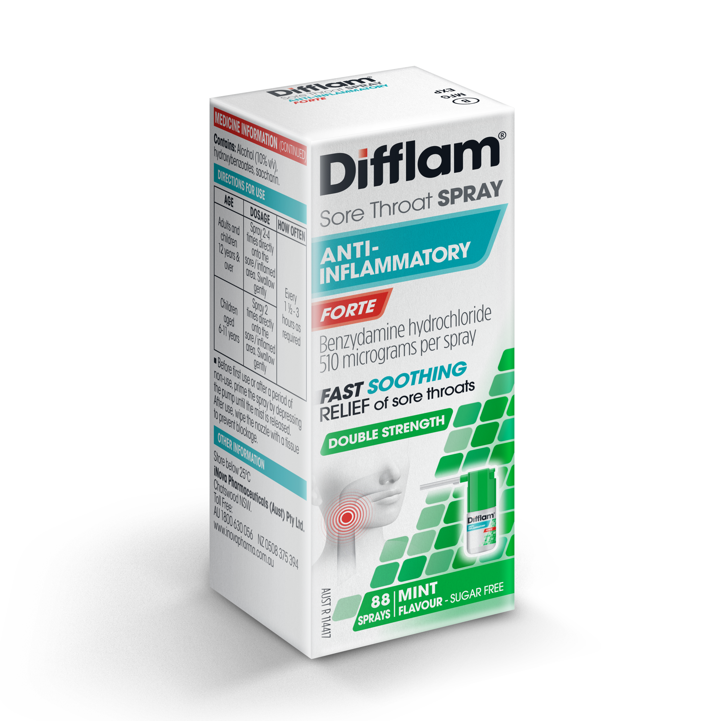 DIFFLAM FORTE SORE THROAT SPRAY 15ML - Image 5