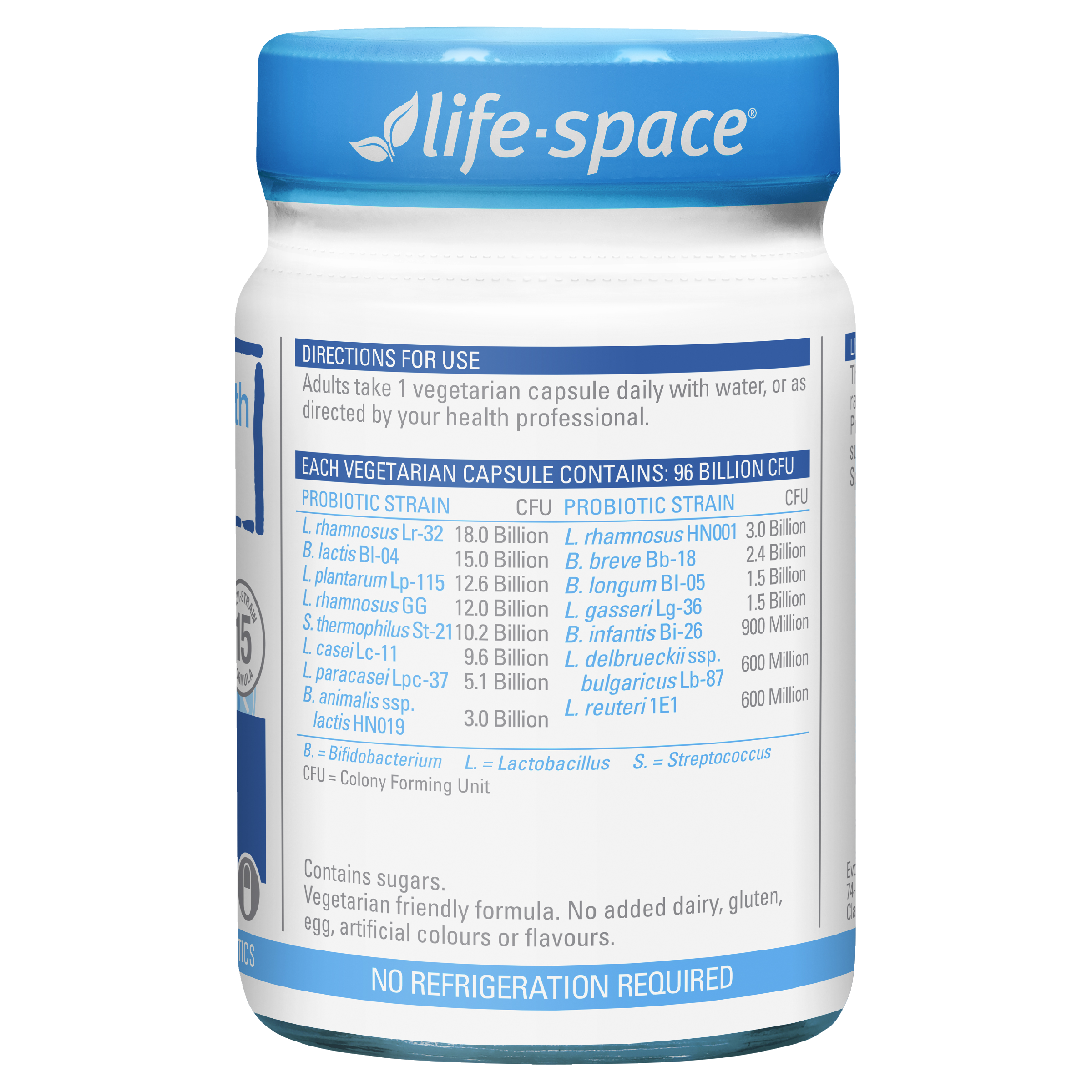 LIFE SPACE TRIPLE STRENGTH PROBIOTIC 30 CAPSULES - Image 3