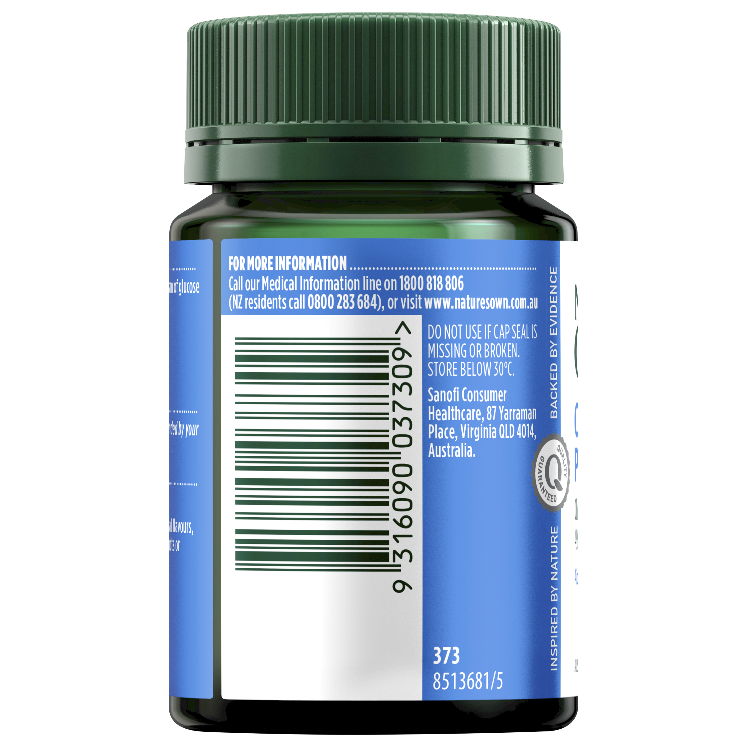 NATURES OWN CHROMIUM PICOLINATE 400MCG 200 TABLETS - Image 4