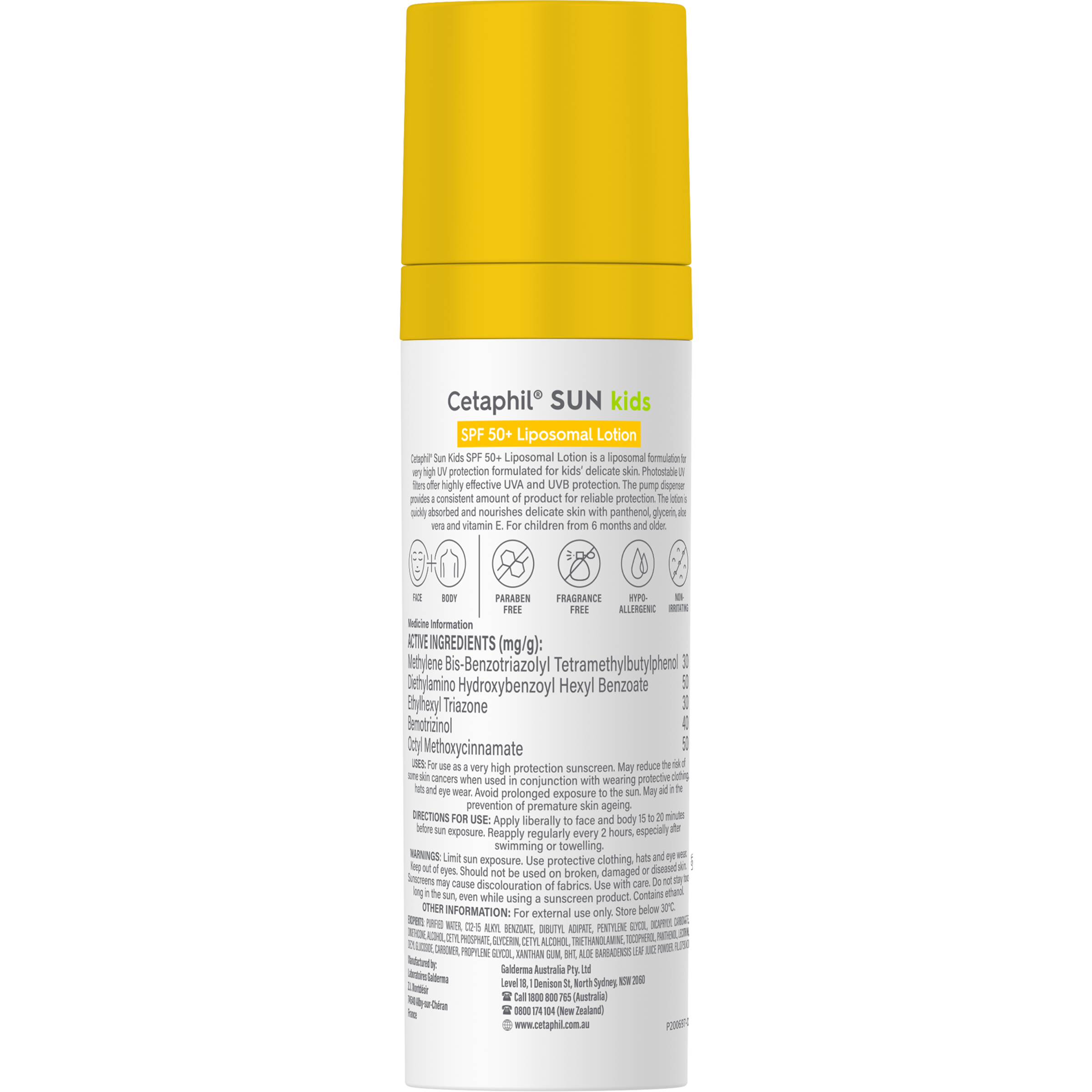 CETAPHIL KIDS SUNSCREEN LOTION SPF50+ 150ML - Image 5