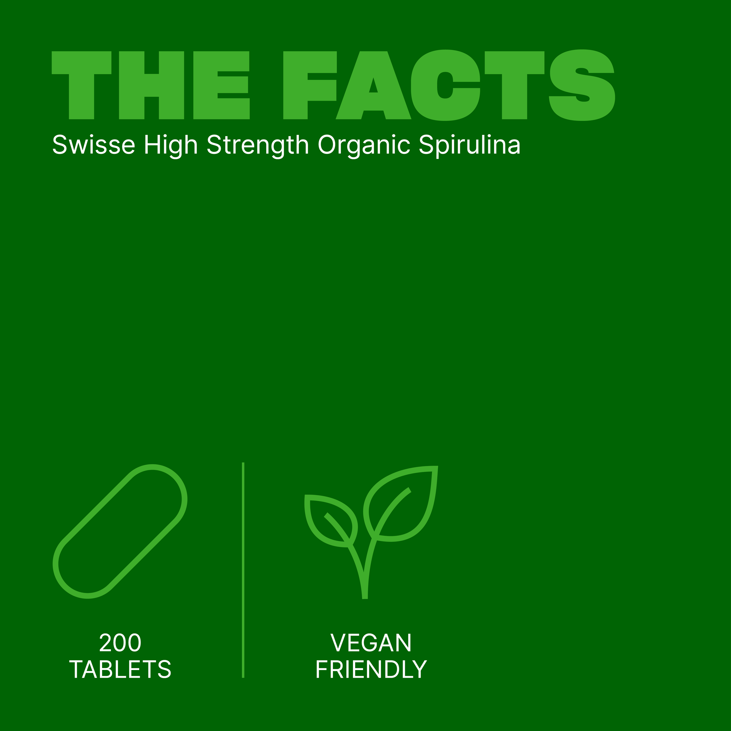 SWISSE ULTIBOOST HIGH STRENGTH ORGANIC SPIRULINA 200 TABLET - Image 6